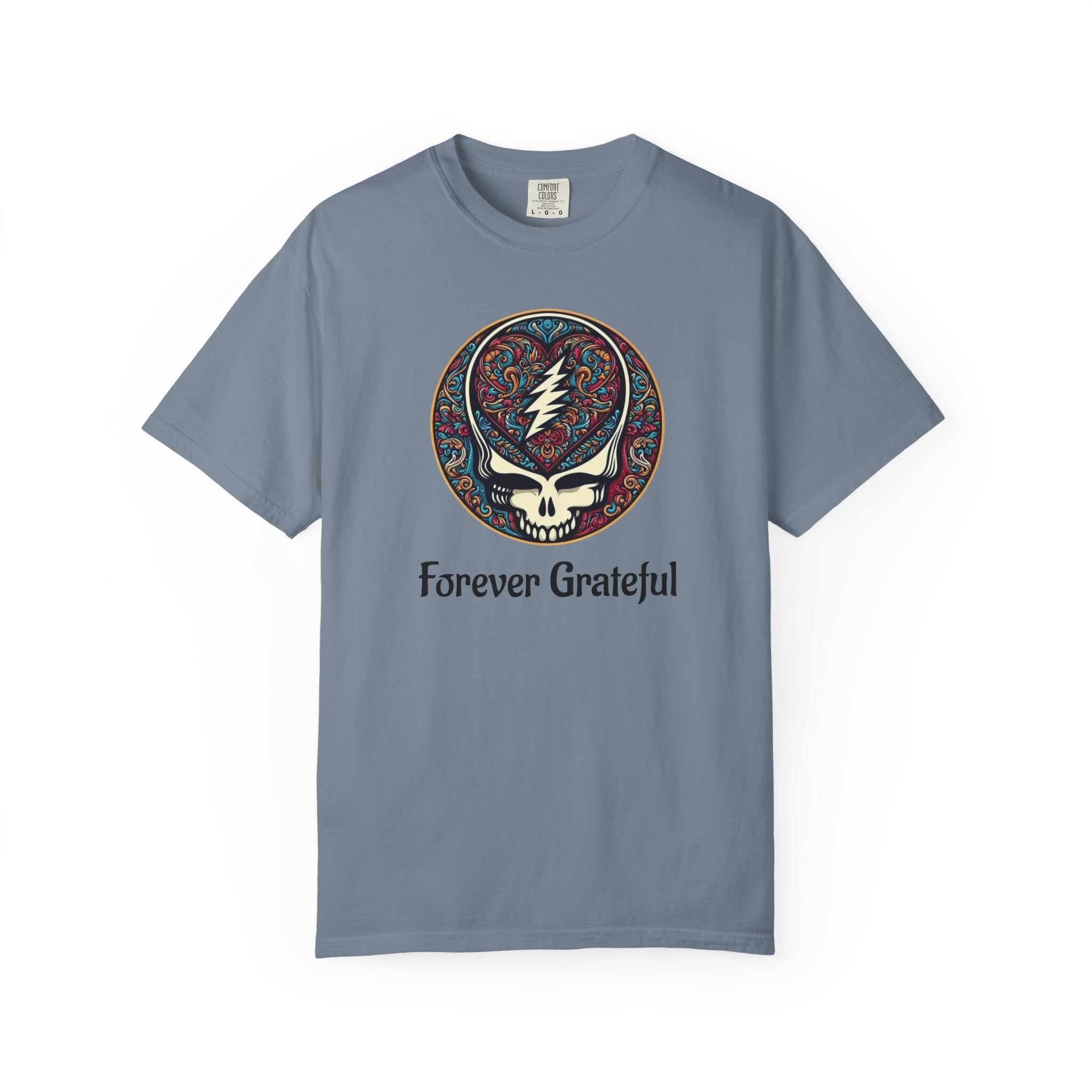 Forever Grateful Steal Your Face T-Shirt | Grateful Dead band tee