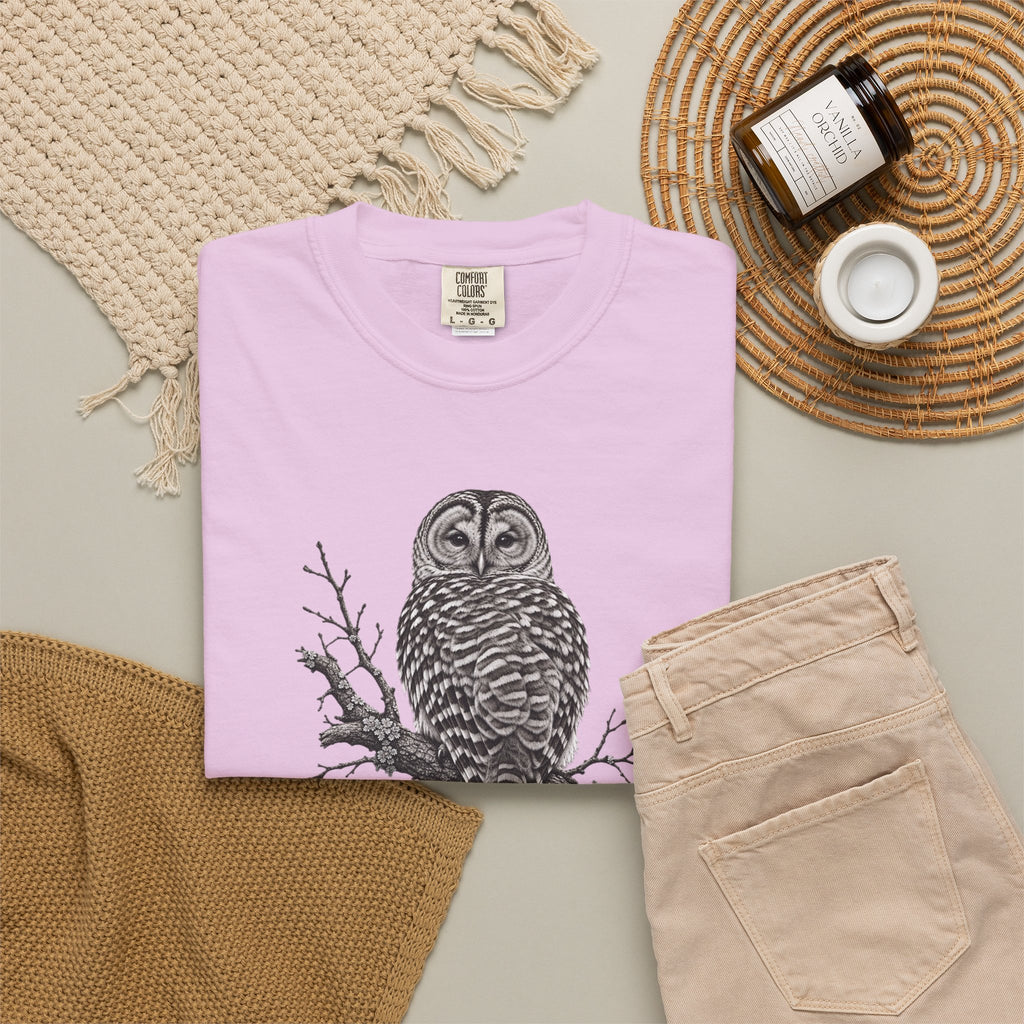 Barred Owl Vintage Bird T-Shirt