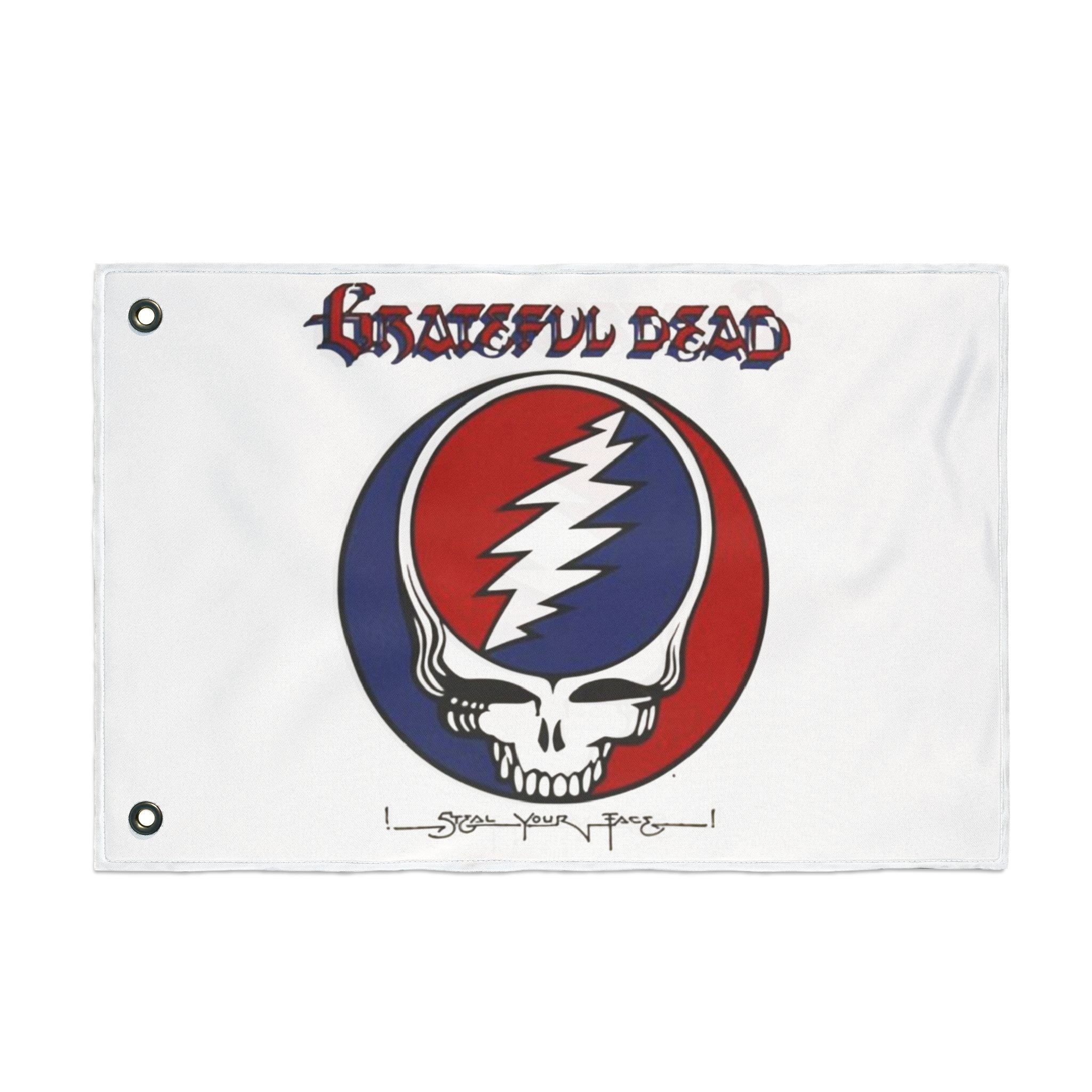 Grateful Dead Steal Your Face Double-Sided Flag – Rock Band Decor