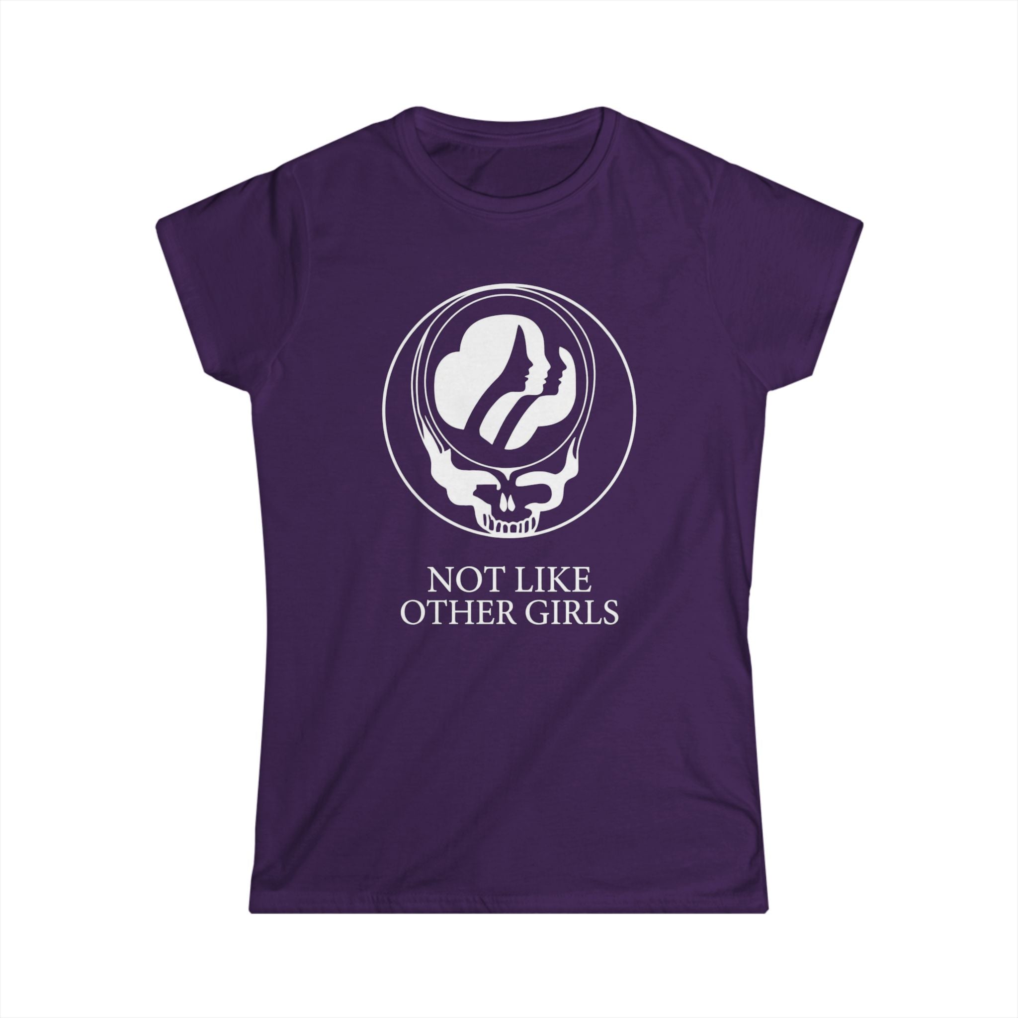 Not Like Other Girls Skull Tee | Feminine Grateful Dead Inspired Shirt