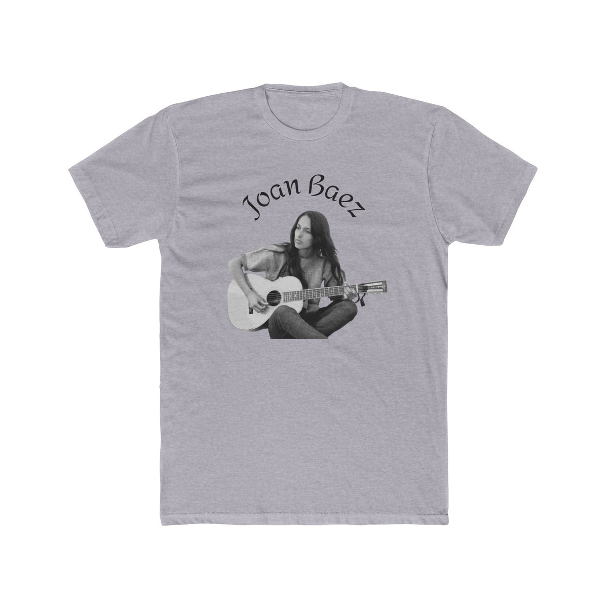 Joan Baez Acoustic Guitar Portrait Tee | Cotton Crew