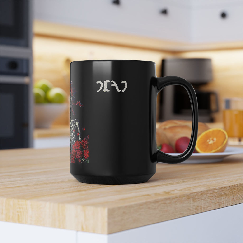 Grateful Dead Skull & Roses Mug | Black Dead Coffee Cup