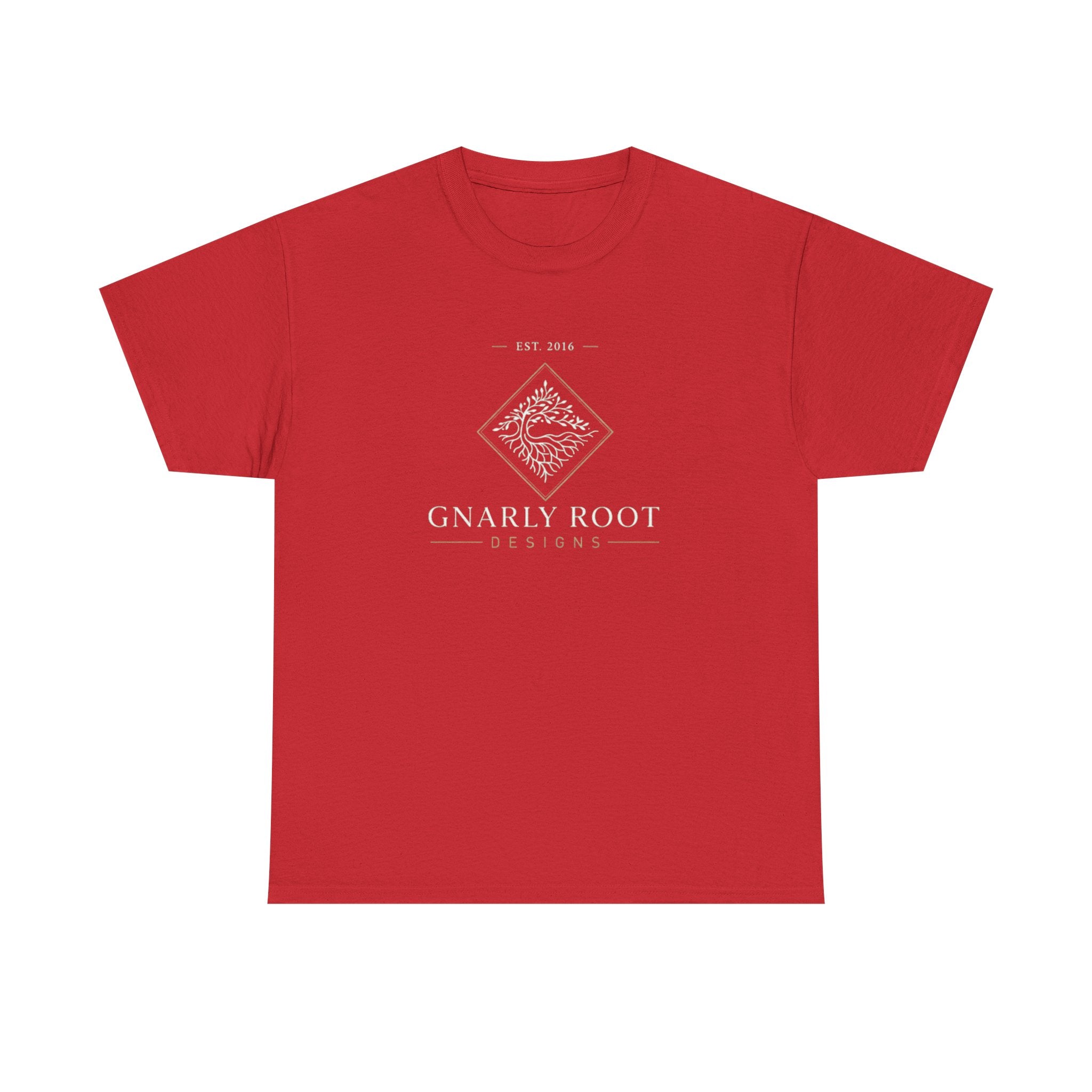 Gnarly Root logo tee | Graphic T-Shirt, botanical root illustration
