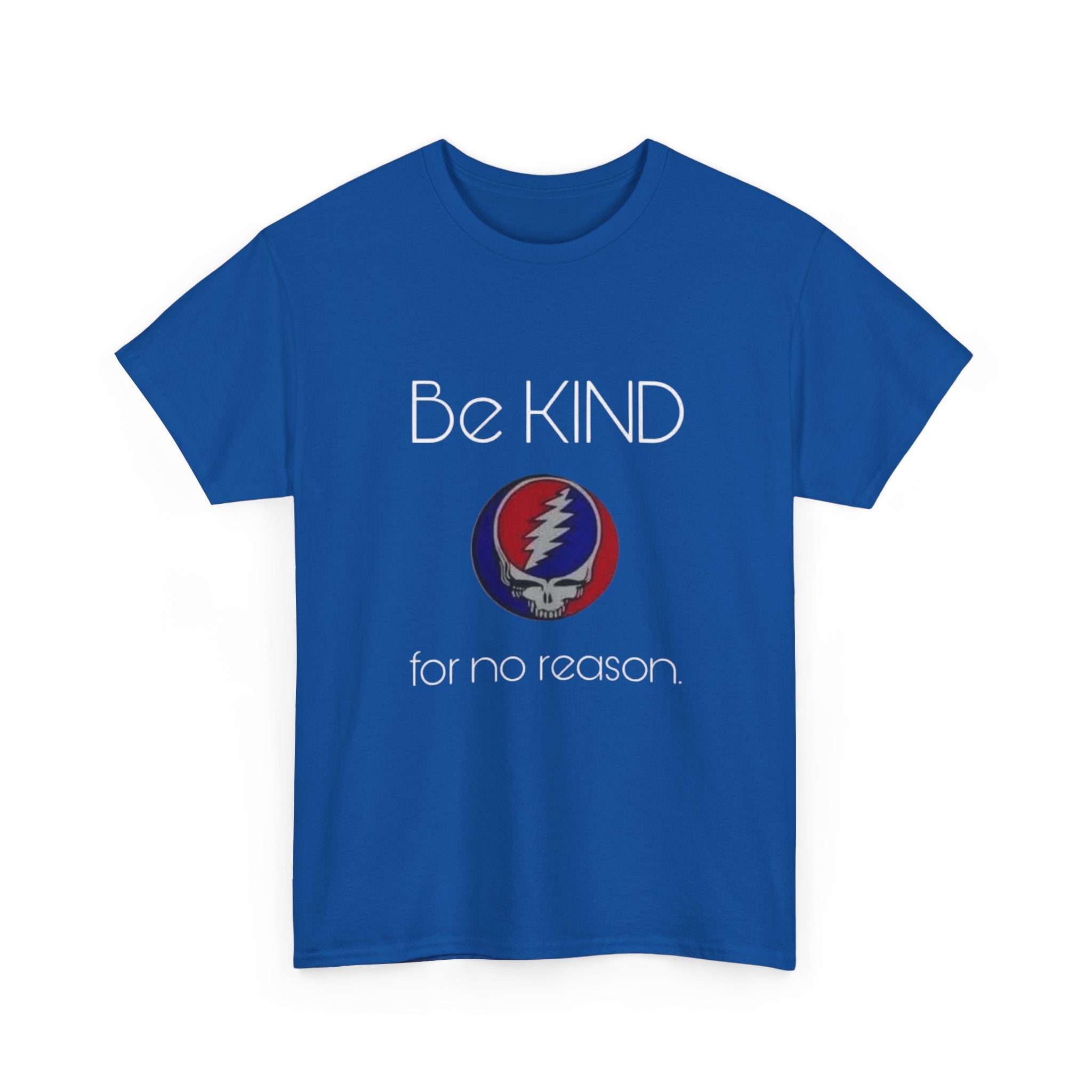 Grateful Dead Be Kind Unisex Heavy Cotton Tee, Steal Your Face Tshirt, Music Fan Gift, Vintage Band Shirt, Hippie Festival Outfit