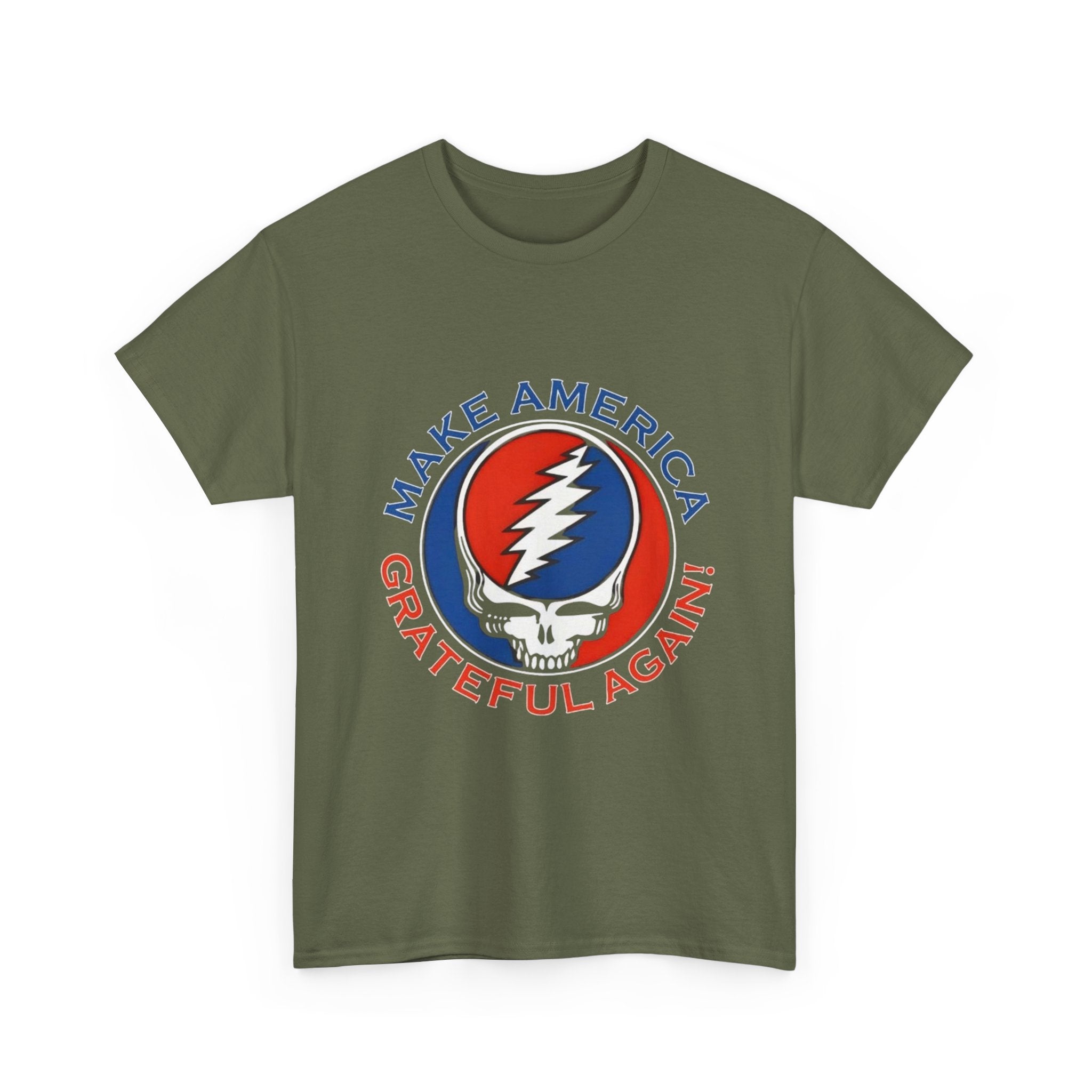 Grateful Dead Inspired Tee - Make America Grateful Again, Vintage Band T-Shirt, Unisex Graphic Tee, Festival Apparel, Music Lover Gift