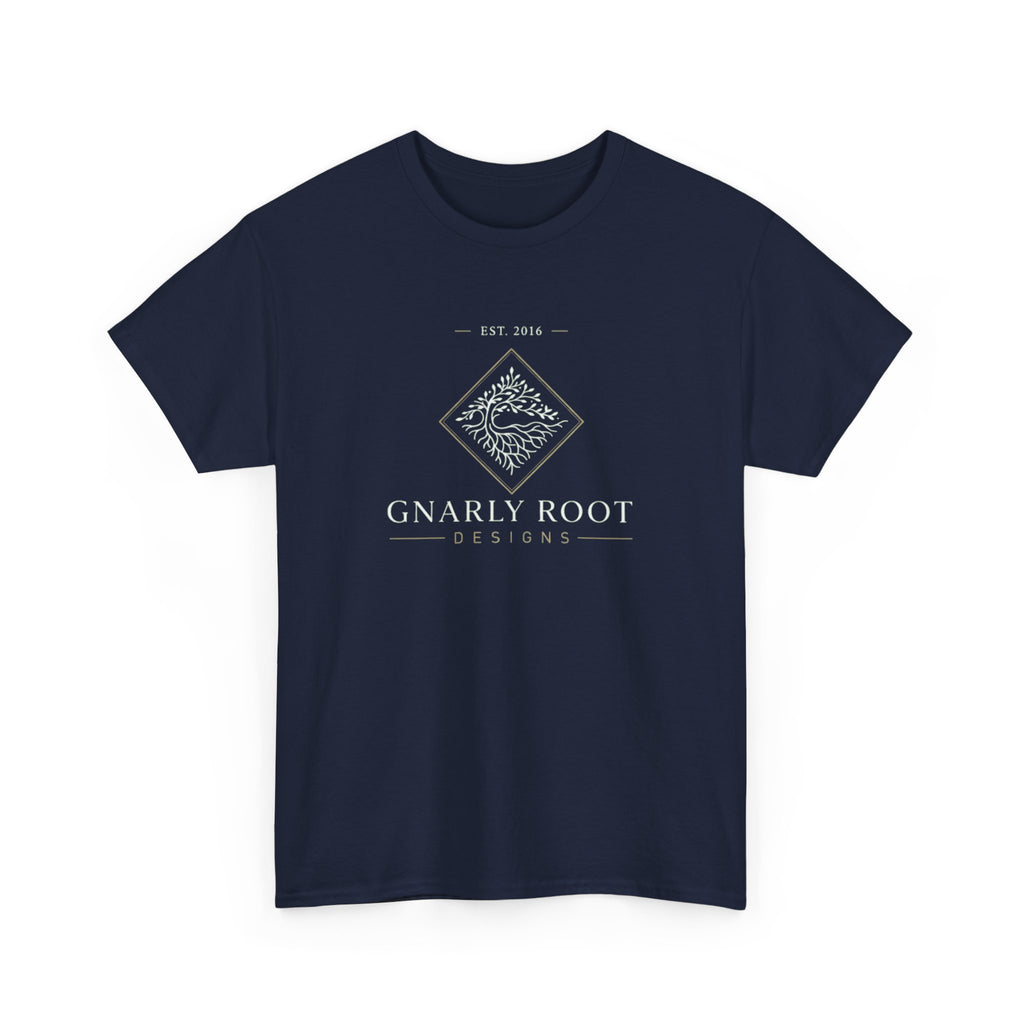 Gnarly Root logo tee | Graphic T-Shirt, botanical root illustration