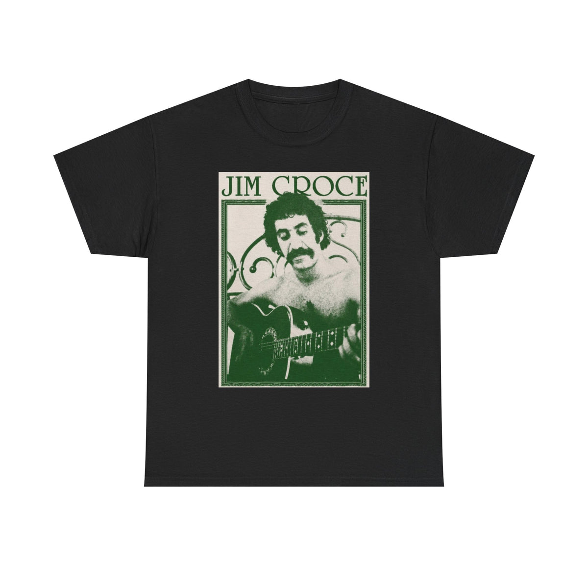 Jim Croce Guitar Music Tee | Retro Music T-Shirt