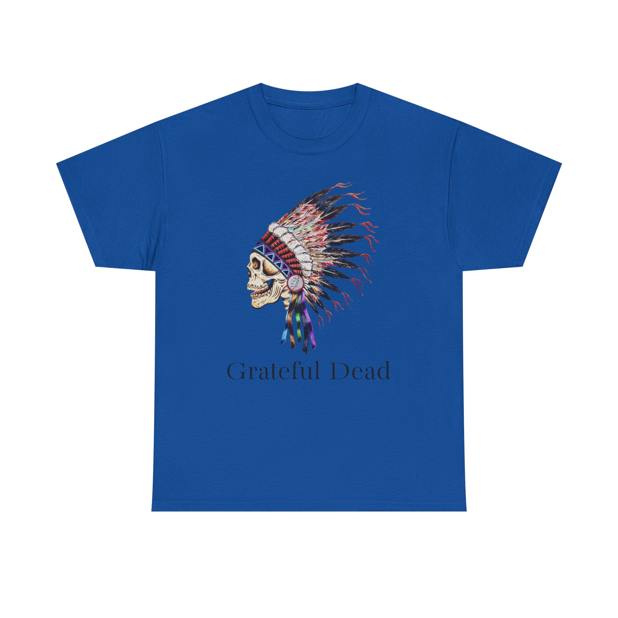 Grateful Dead Skull with Native Headdress T-Shirt | Band Tee