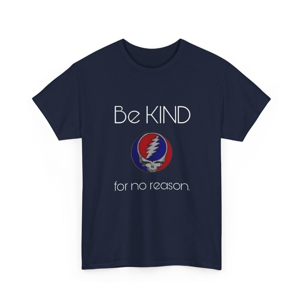 Grateful Dead Be Kind Unisex Heavy Cotton Tee, Steal Your Face Tshirt, Music Fan Gift, Vintage Band Shirt, Hippie Festival Outfit