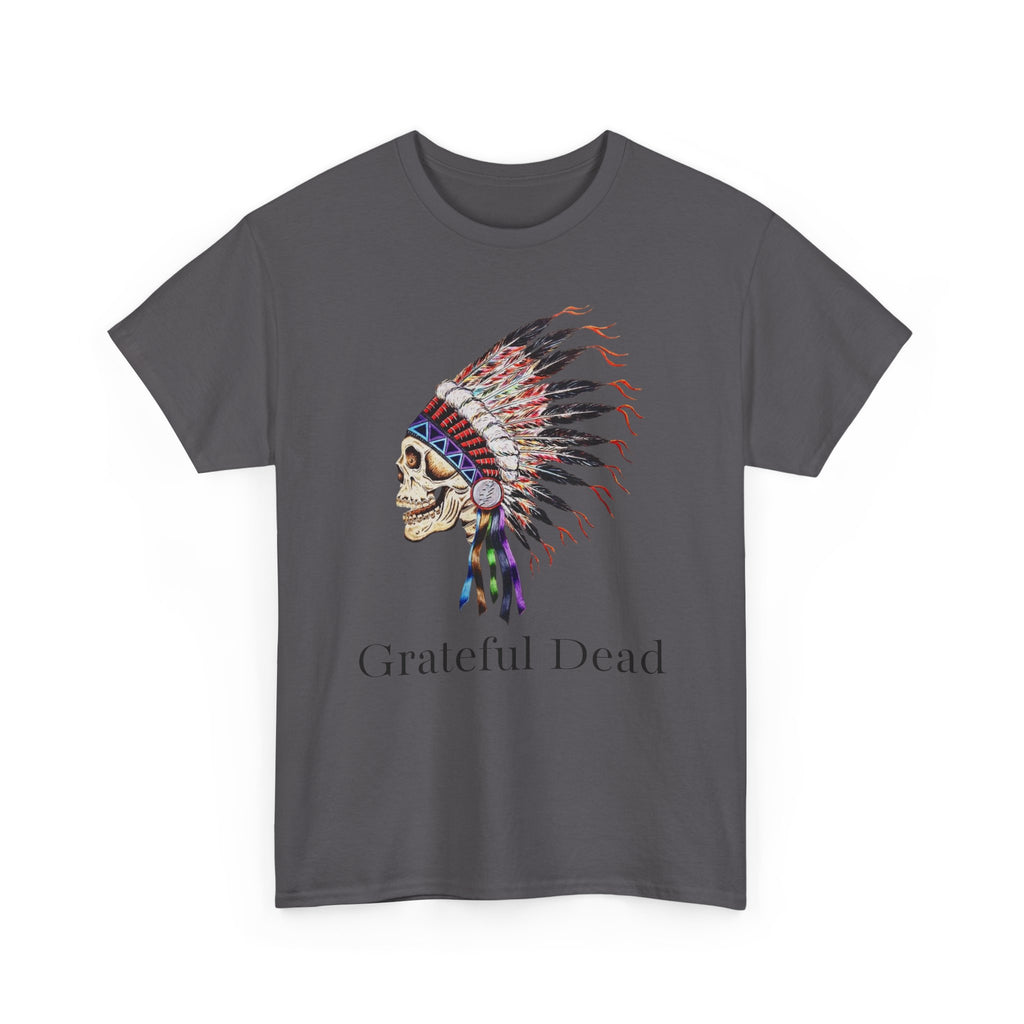 Grateful Dead Skull with Native Headdress T-Shirt | Band Tee