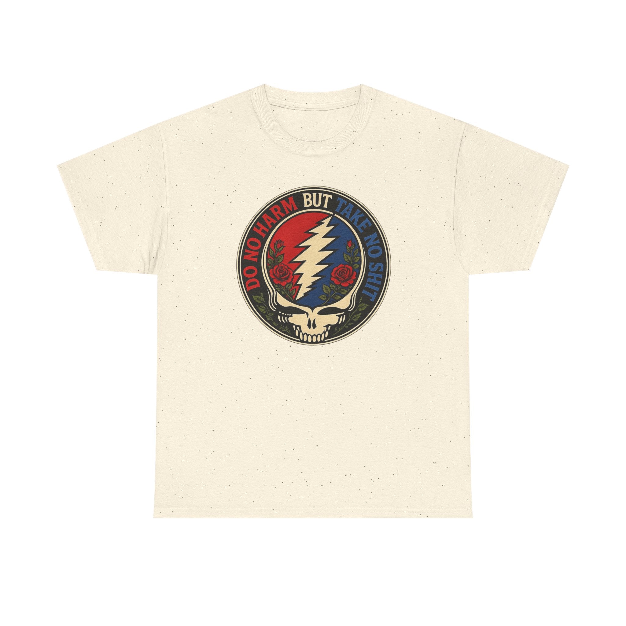 Steal Your Face Skull lightning bolt T-Shirt | Psychedelic band skull tee