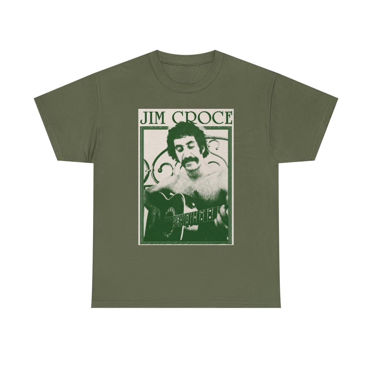 Jim Croce Guitar Music Tee | Retro Music T-Shirt