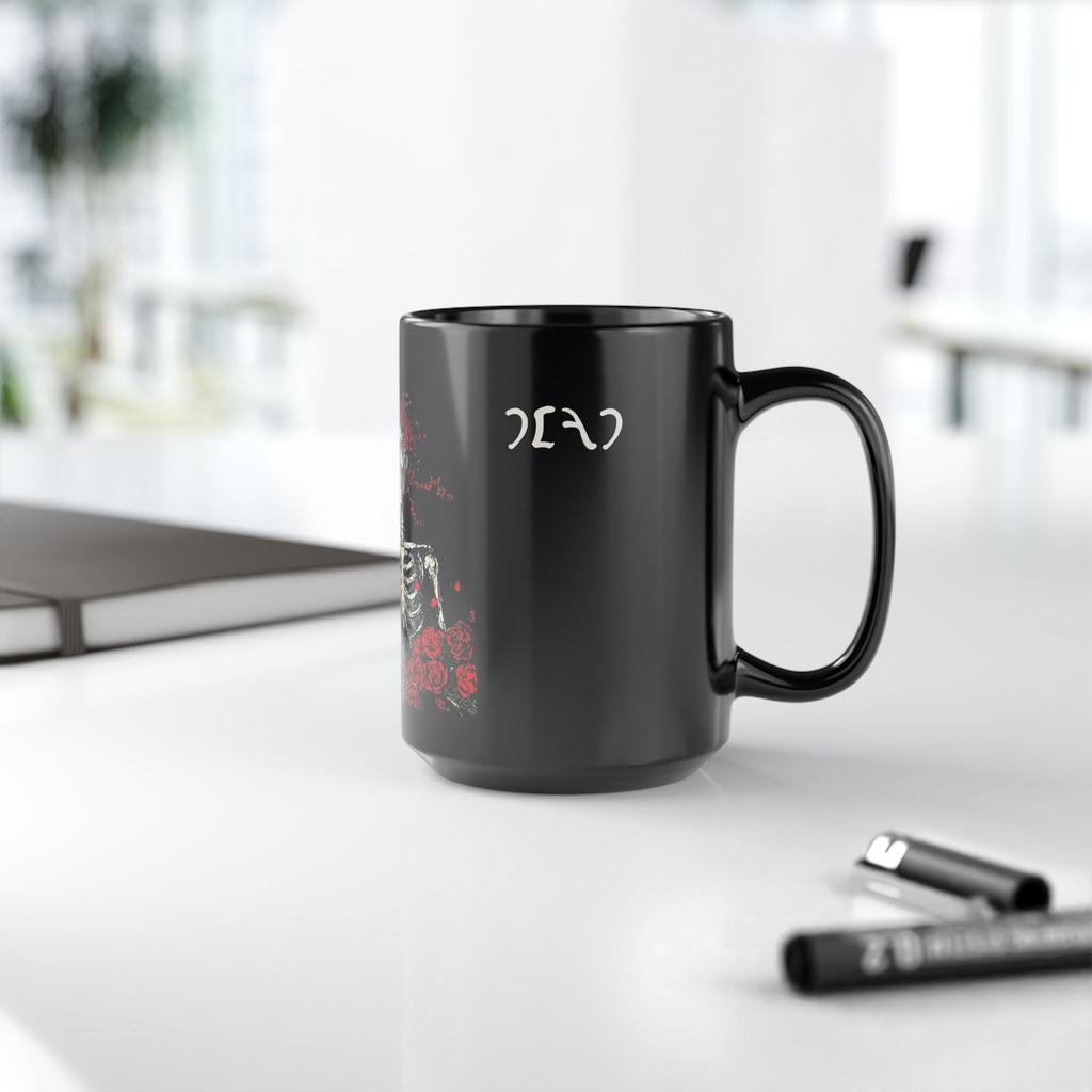 Grateful Dead Skull & Roses Mug | Black Dead Coffee Cup