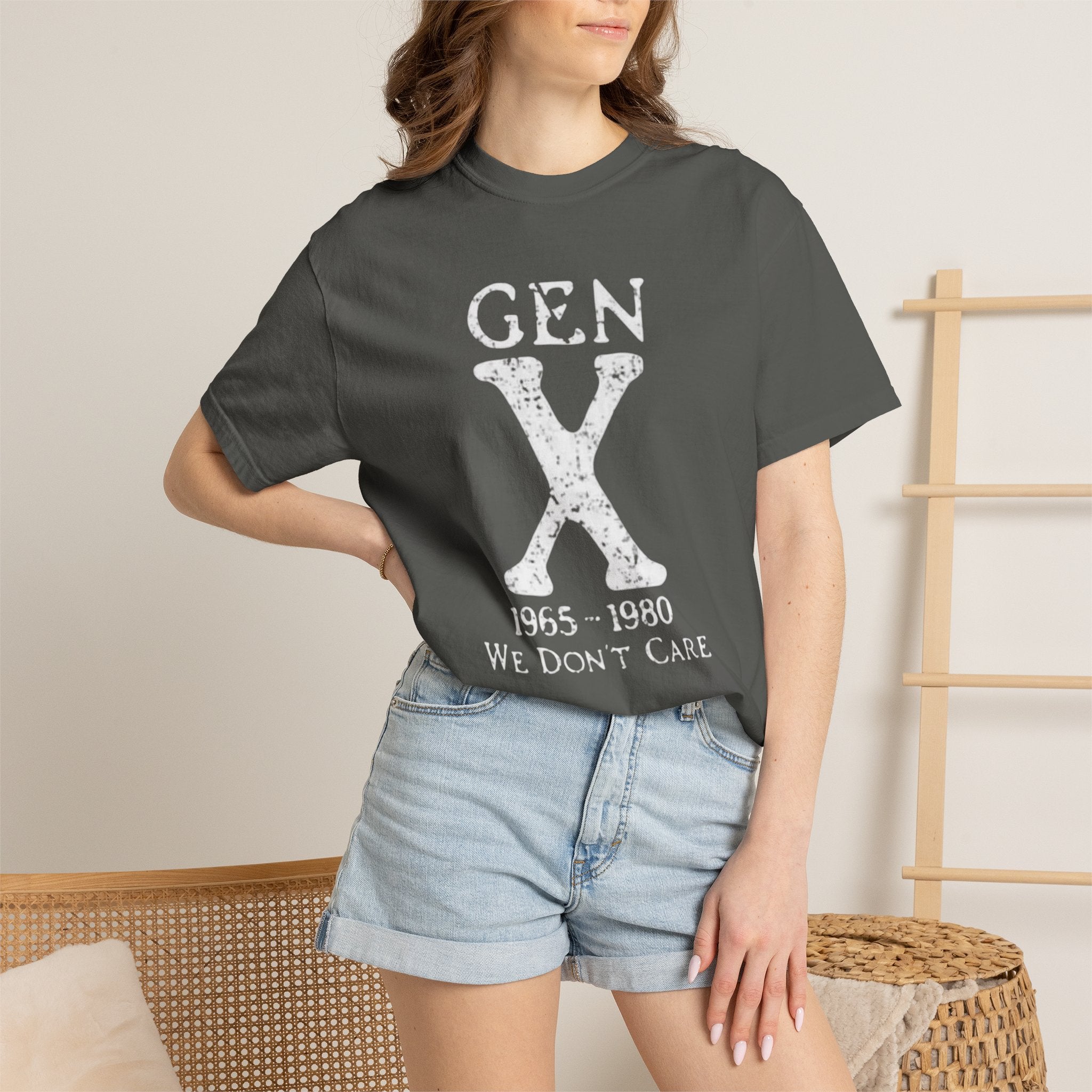 GEN X faded logo T-shirt | Vintage GenX graphic tee