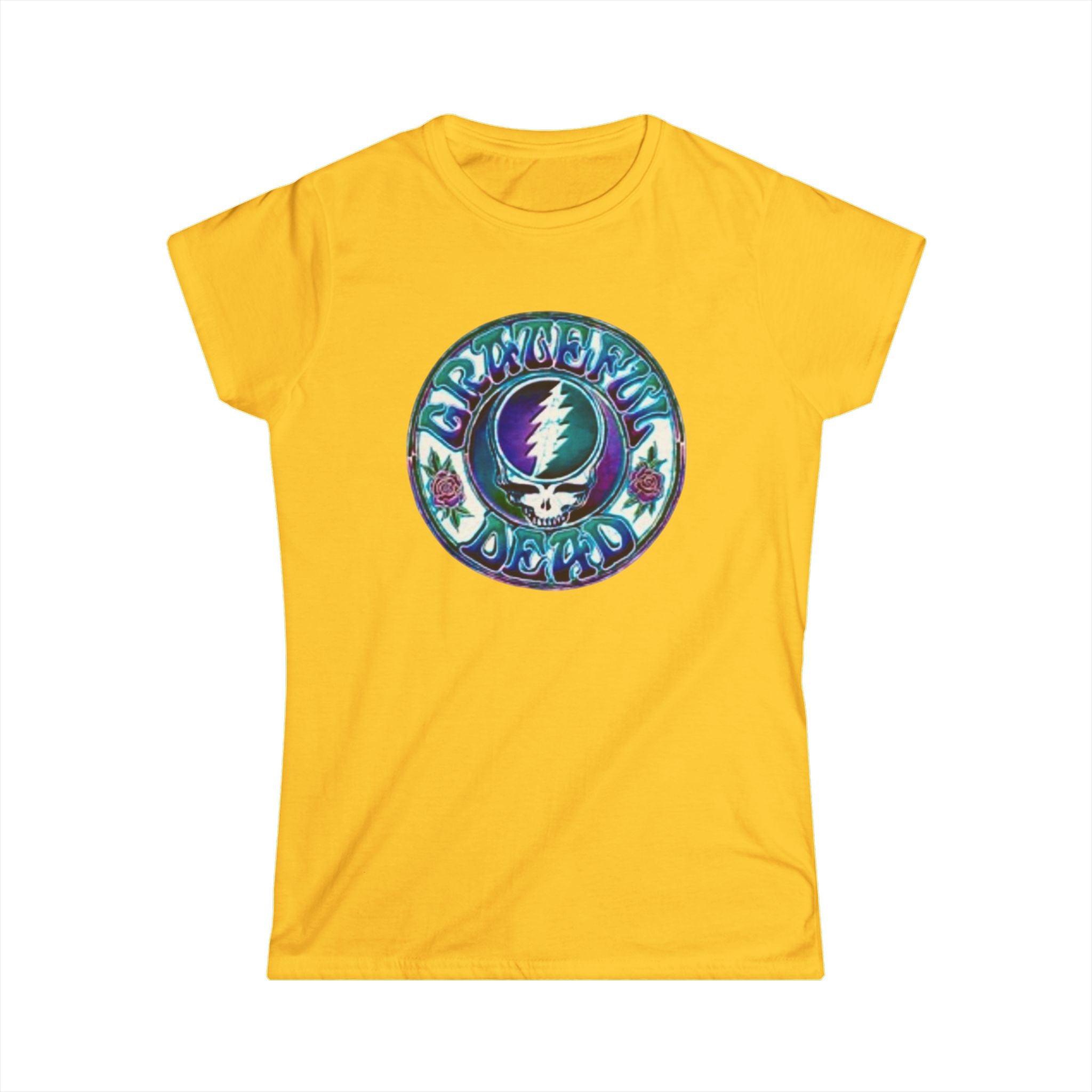Grateful Dead Steal Your Face Skull tee | Women's T-Shirt, Psychedelic Tour Logo