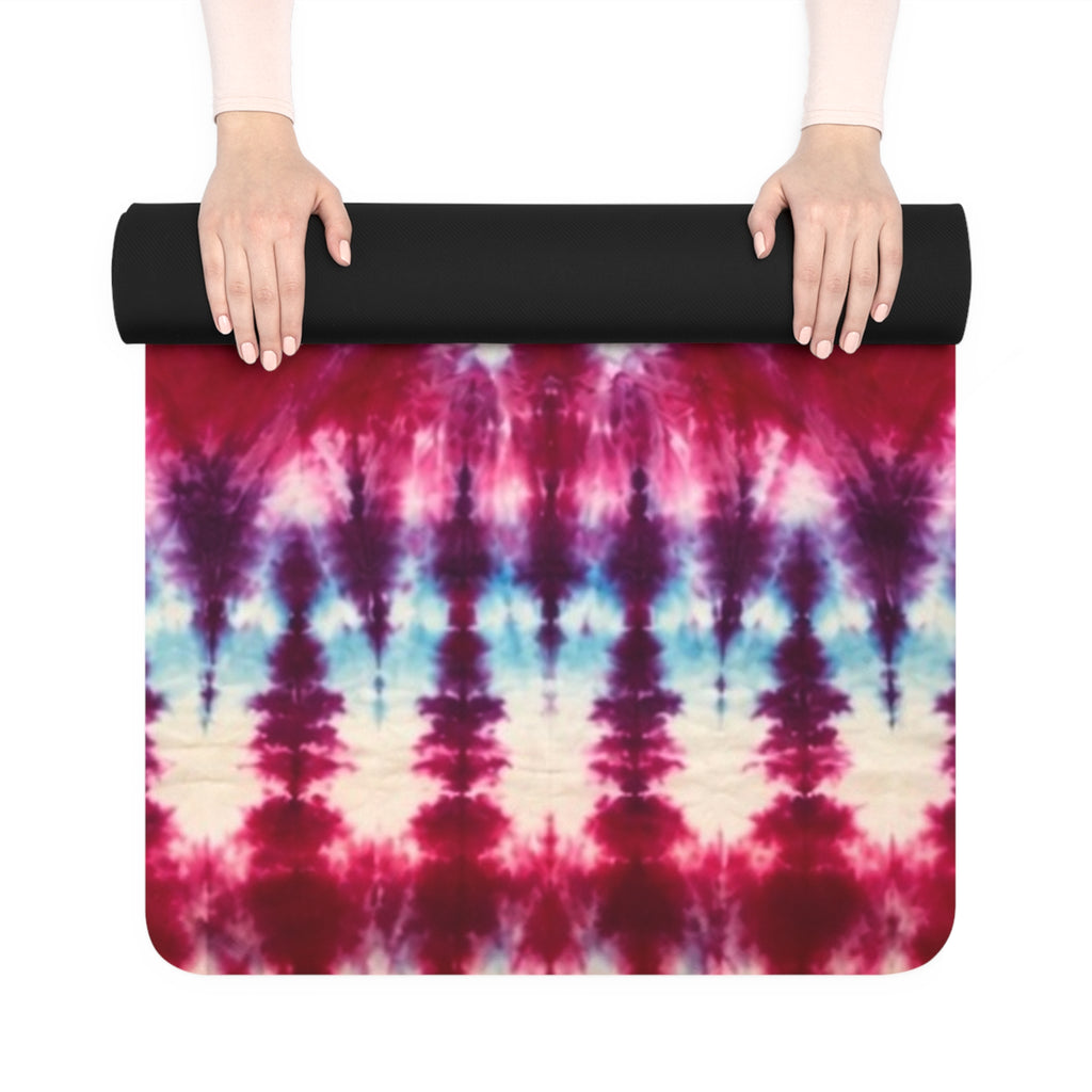 Tie-Dye Yoga Mat – Colorful Boho Meditation & Fitness Mat
