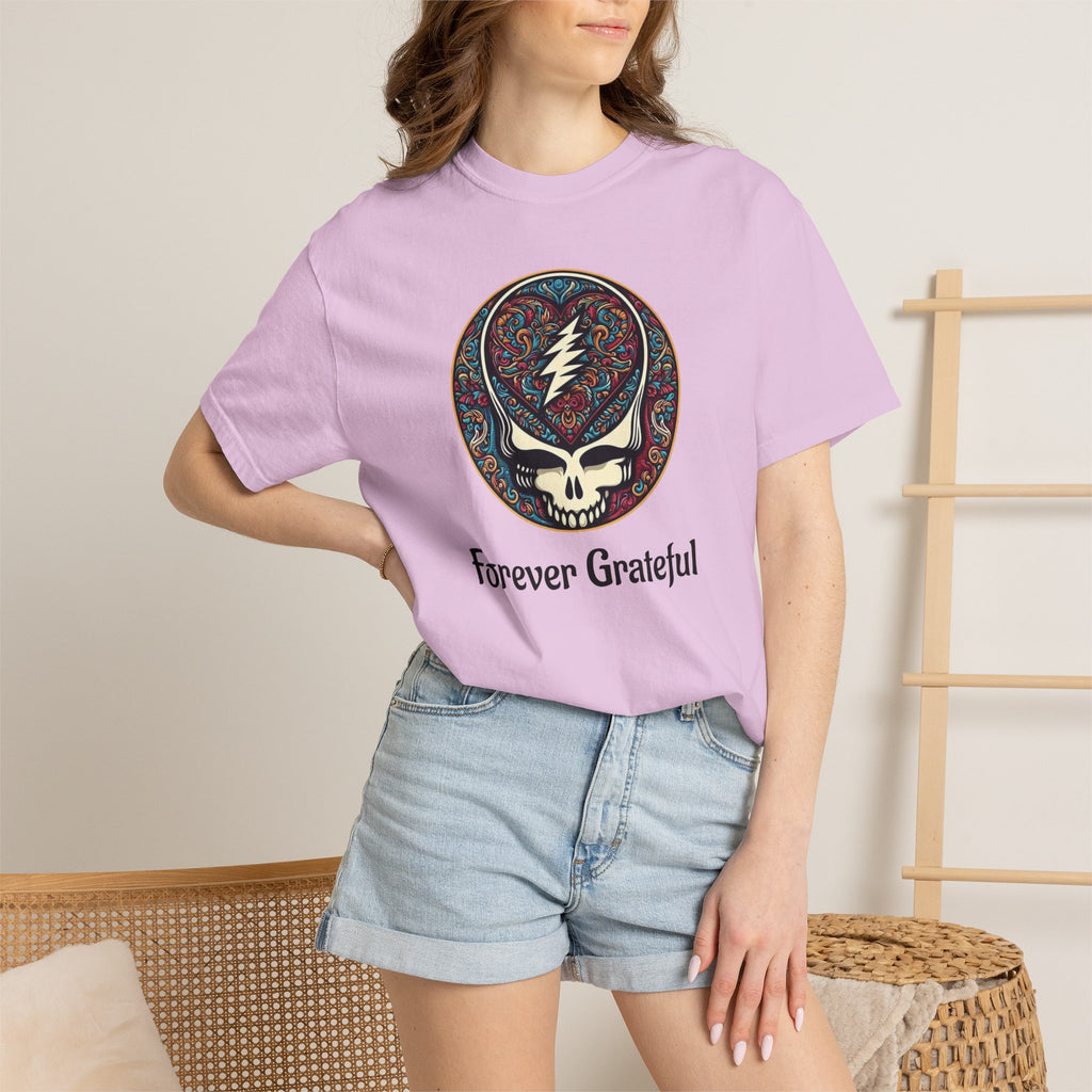 Forever Grateful Steal Your Face T-Shirt | Grateful Dead band tee