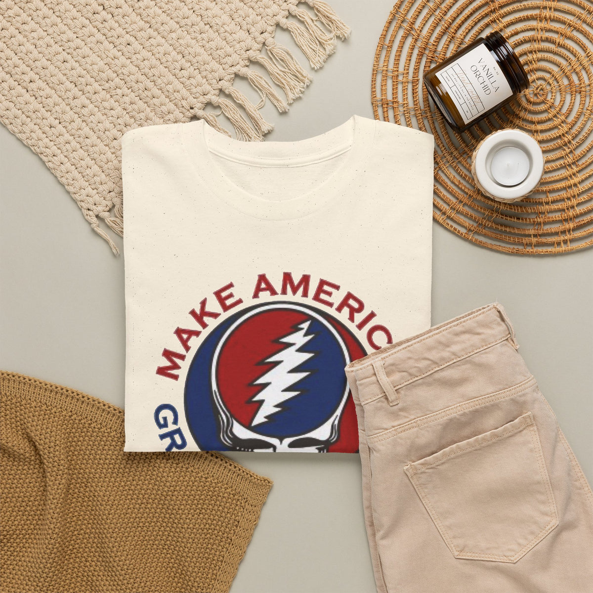 Make America Grateful Again T‑Shirt — Grateful Dead Inspired Patriotic Tee