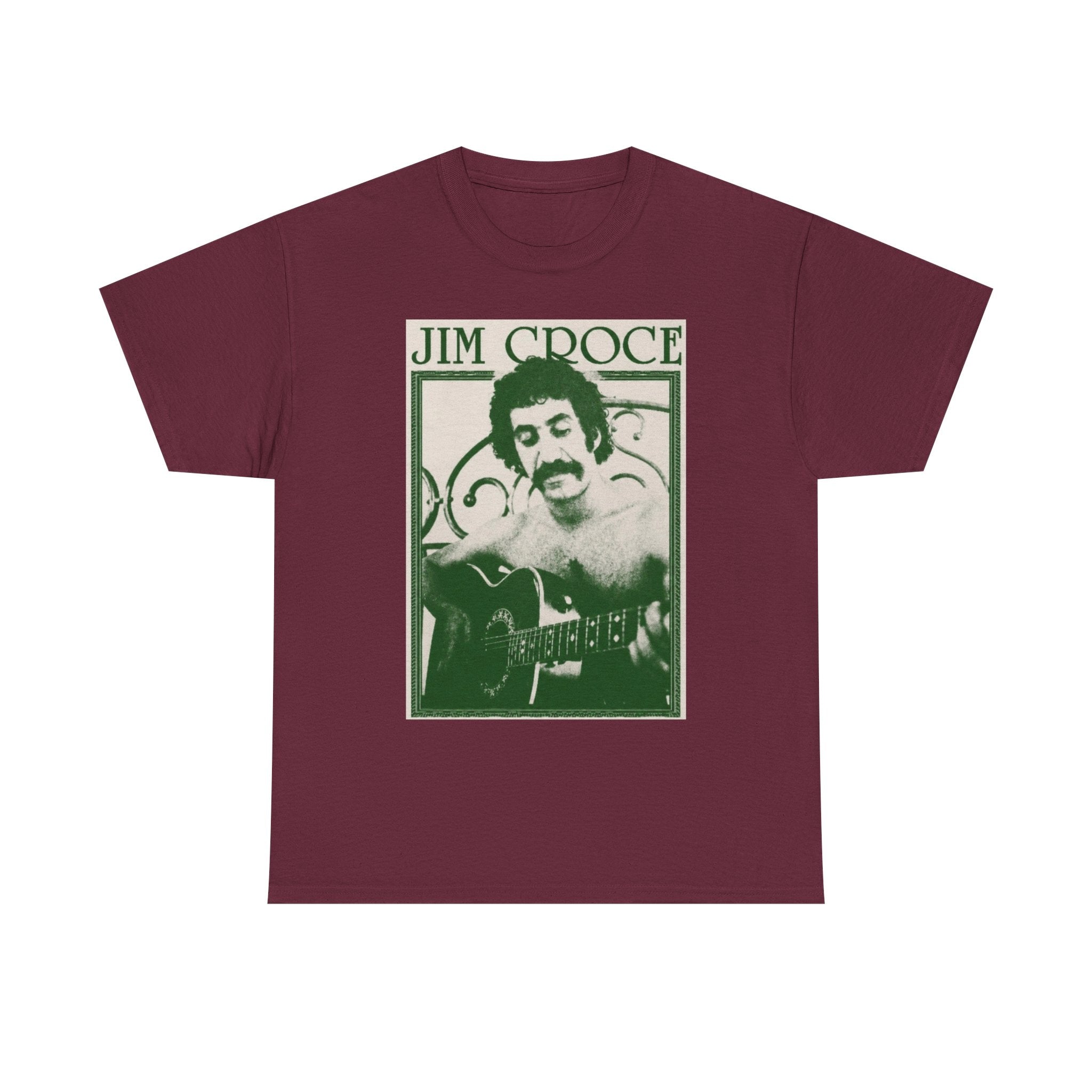 Jim Croce Guitar Music Tee | Retro Music T-Shirt
