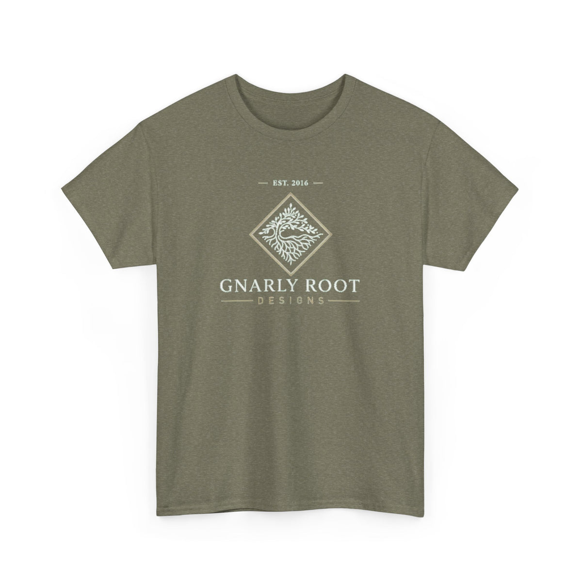 Gnarly Root logo tee | Graphic T-Shirt, botanical root illustration