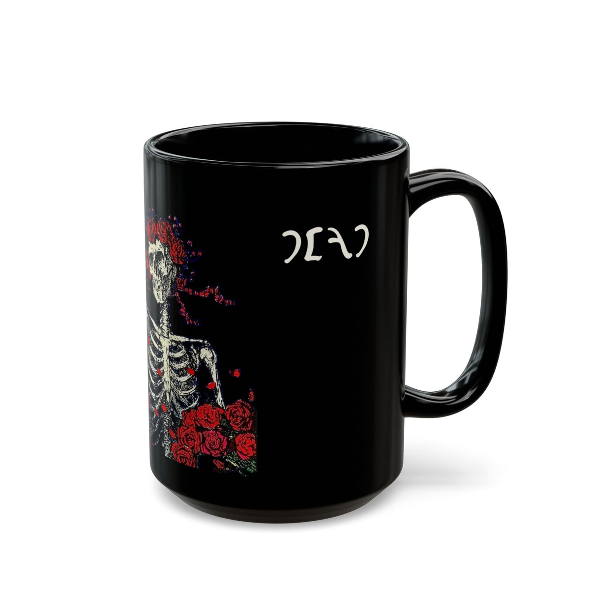 Grateful Dead Skull & Roses Mug | Black Dead Coffee Cup