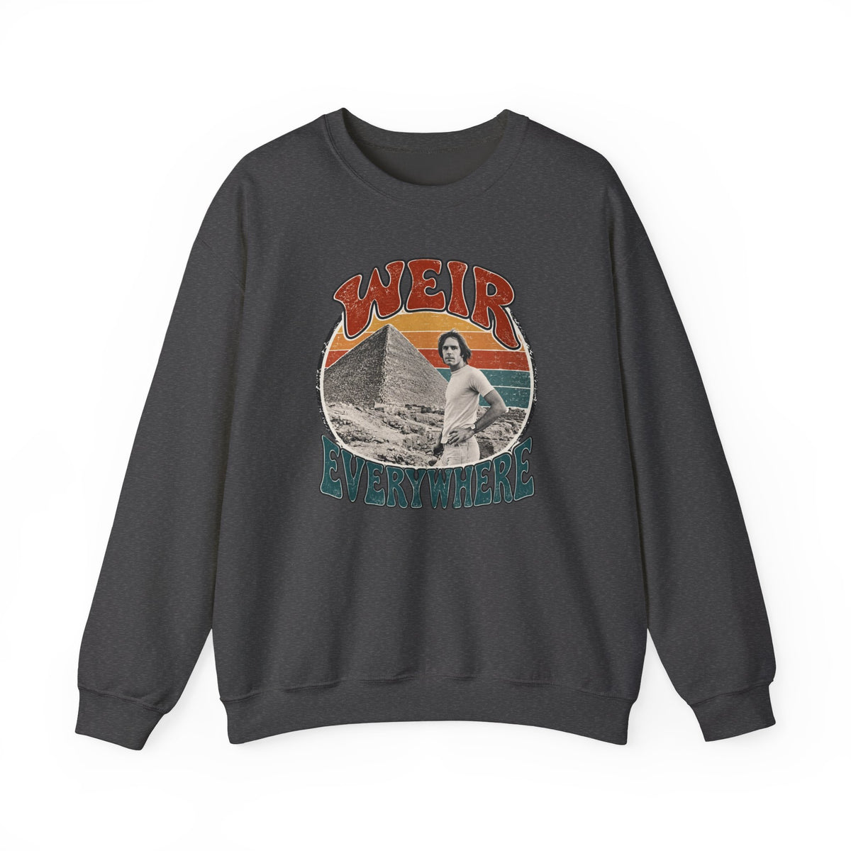 Weir Everywhere vintage pyramid Bobby graphic sweatshirt