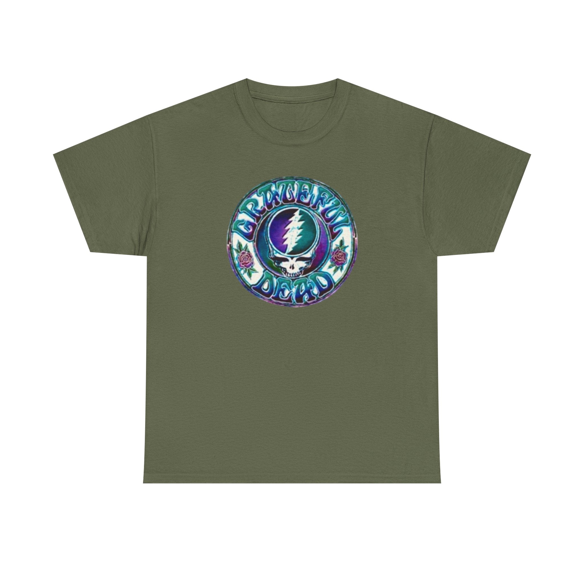 Grateful Dead Steal Your Face Circle Graphic Tee | Band Logo Shirt