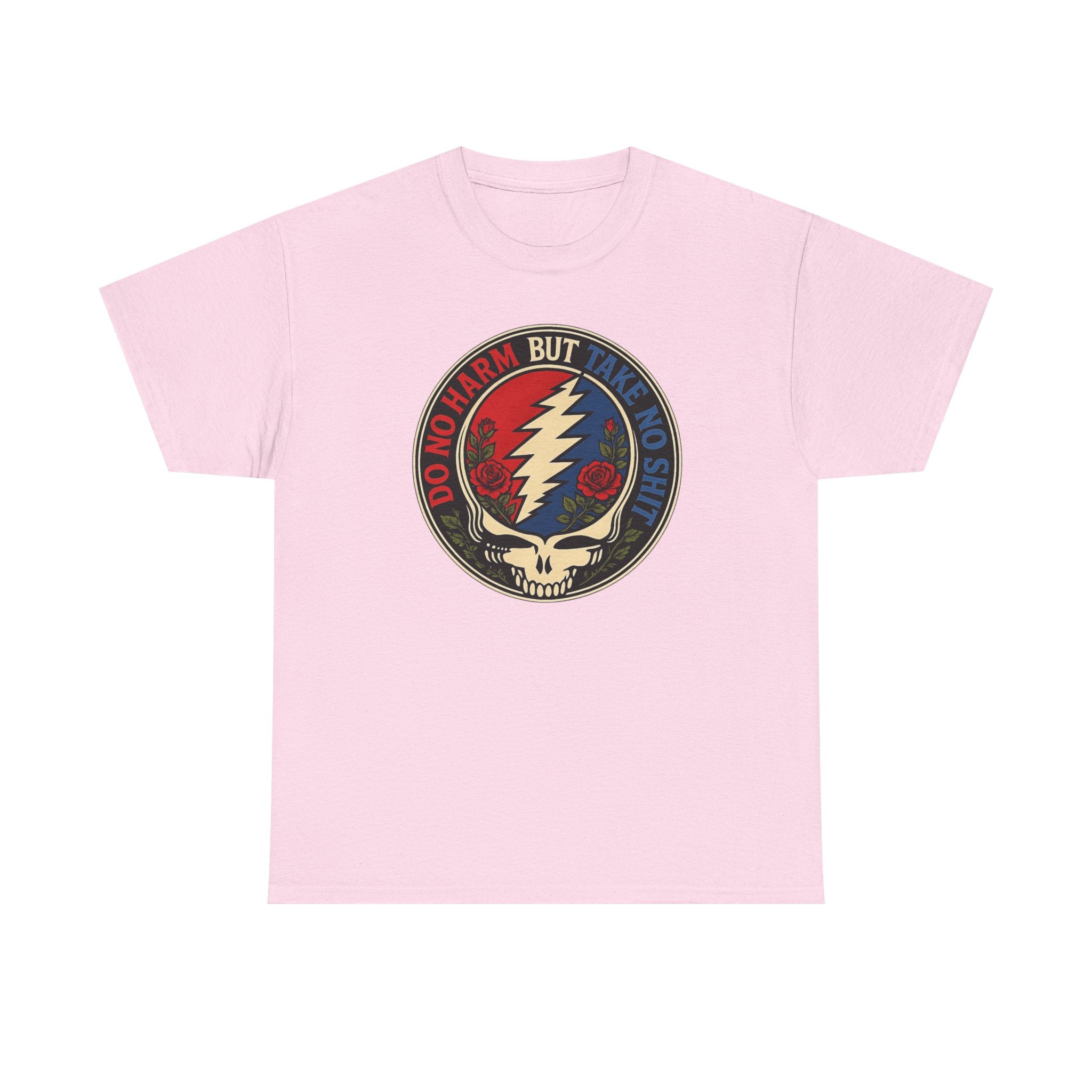 Steal Your Face Skull lightning bolt T-Shirt | Psychedelic band skull tee