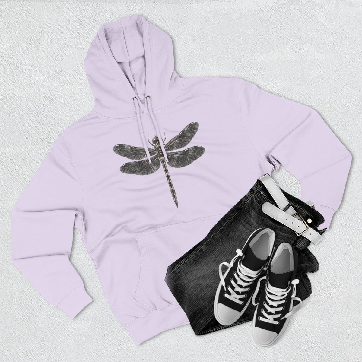 Dragonfly Graphic Fleece Hoodie