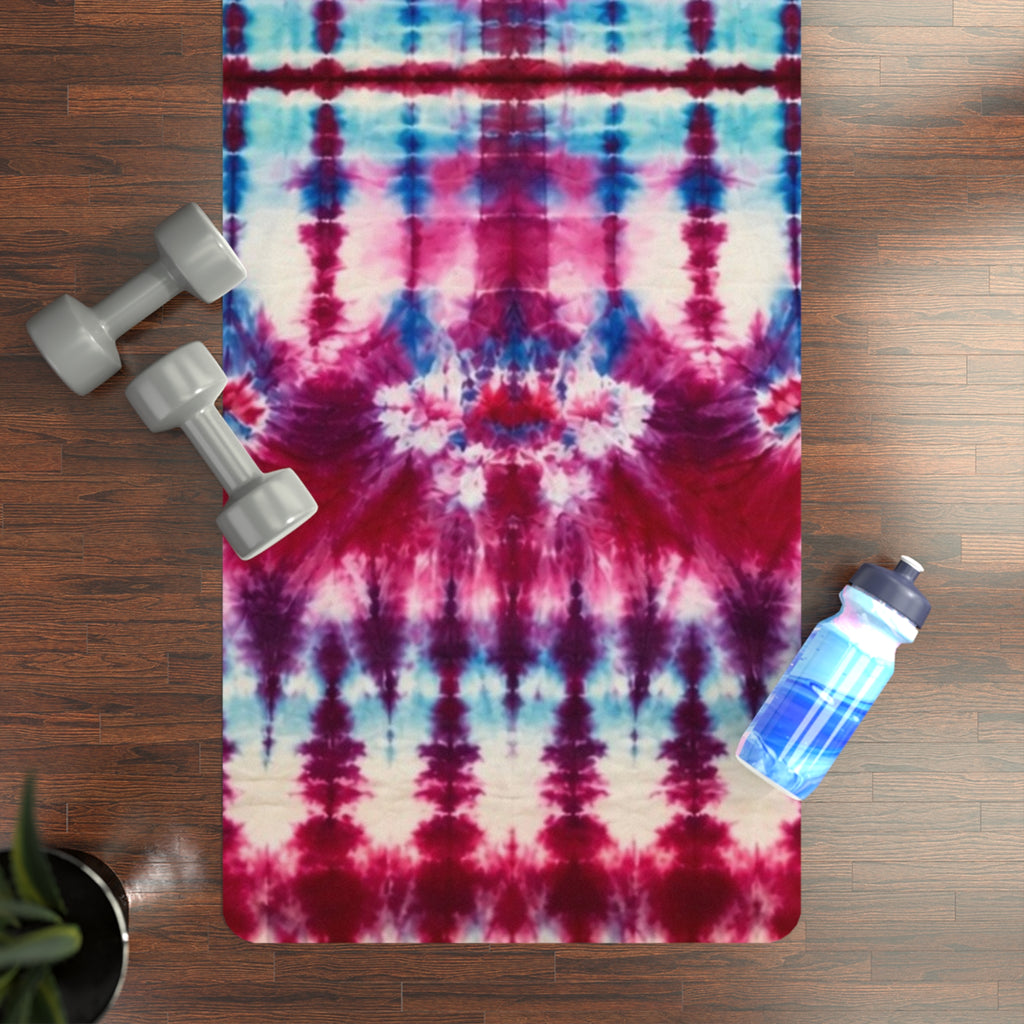 Tie-Dye Yoga Mat – Colorful Boho Meditation & Fitness Mat