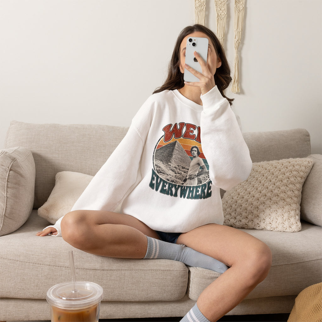 Weir Everywhere vintage pyramid Bobby graphic sweatshirt