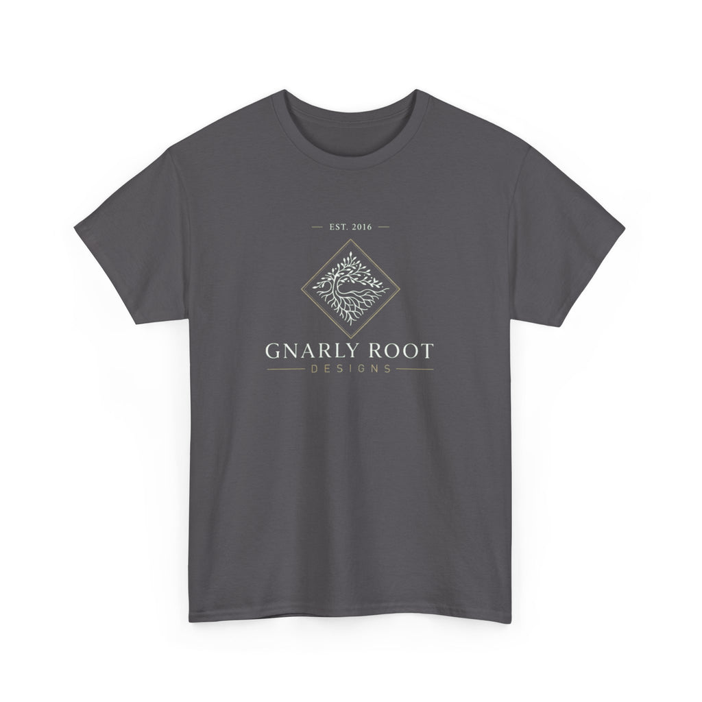 Gnarly Root logo tee | Graphic T-Shirt, botanical root illustration