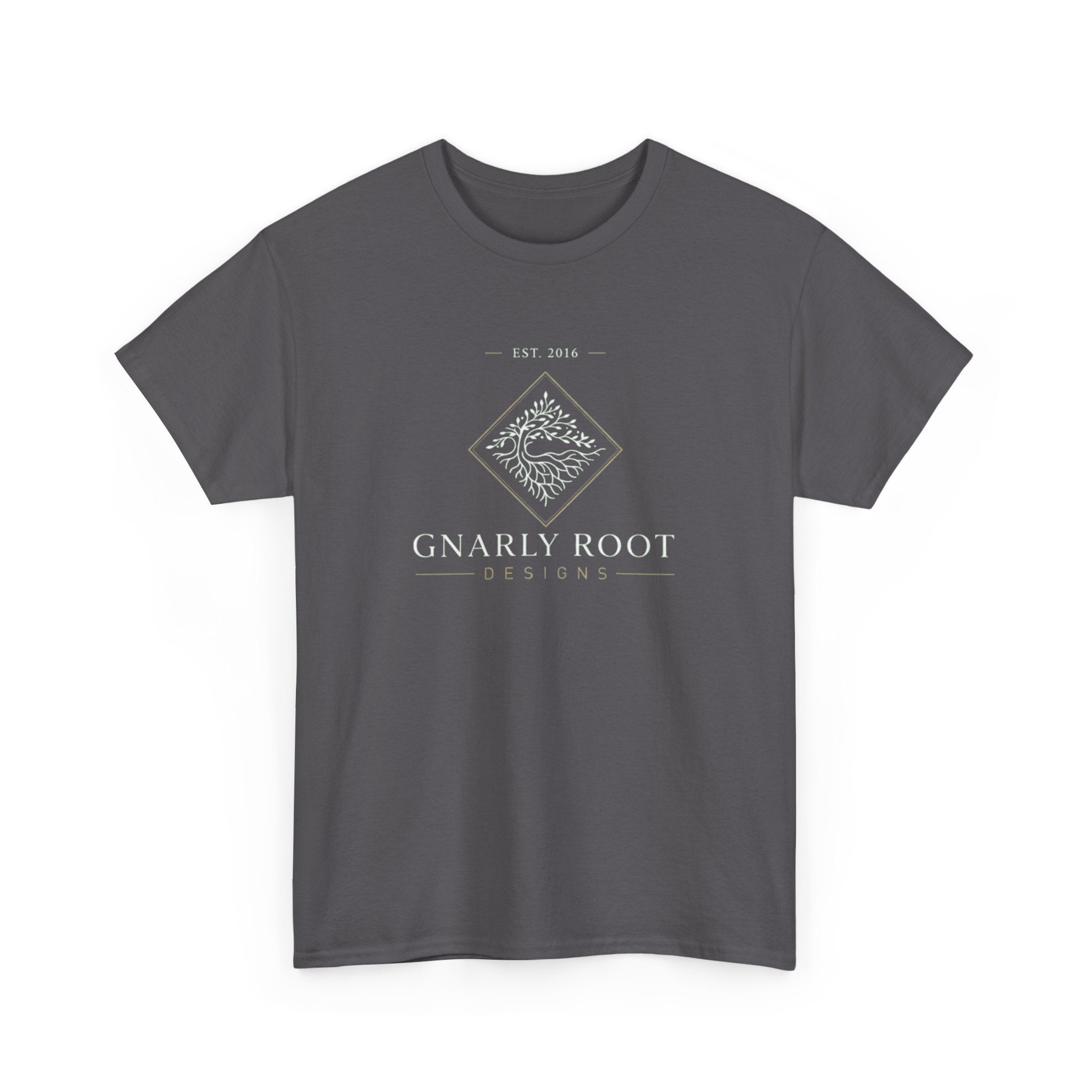 Gnarly Root logo tee | Graphic T-Shirt, botanical root illustration