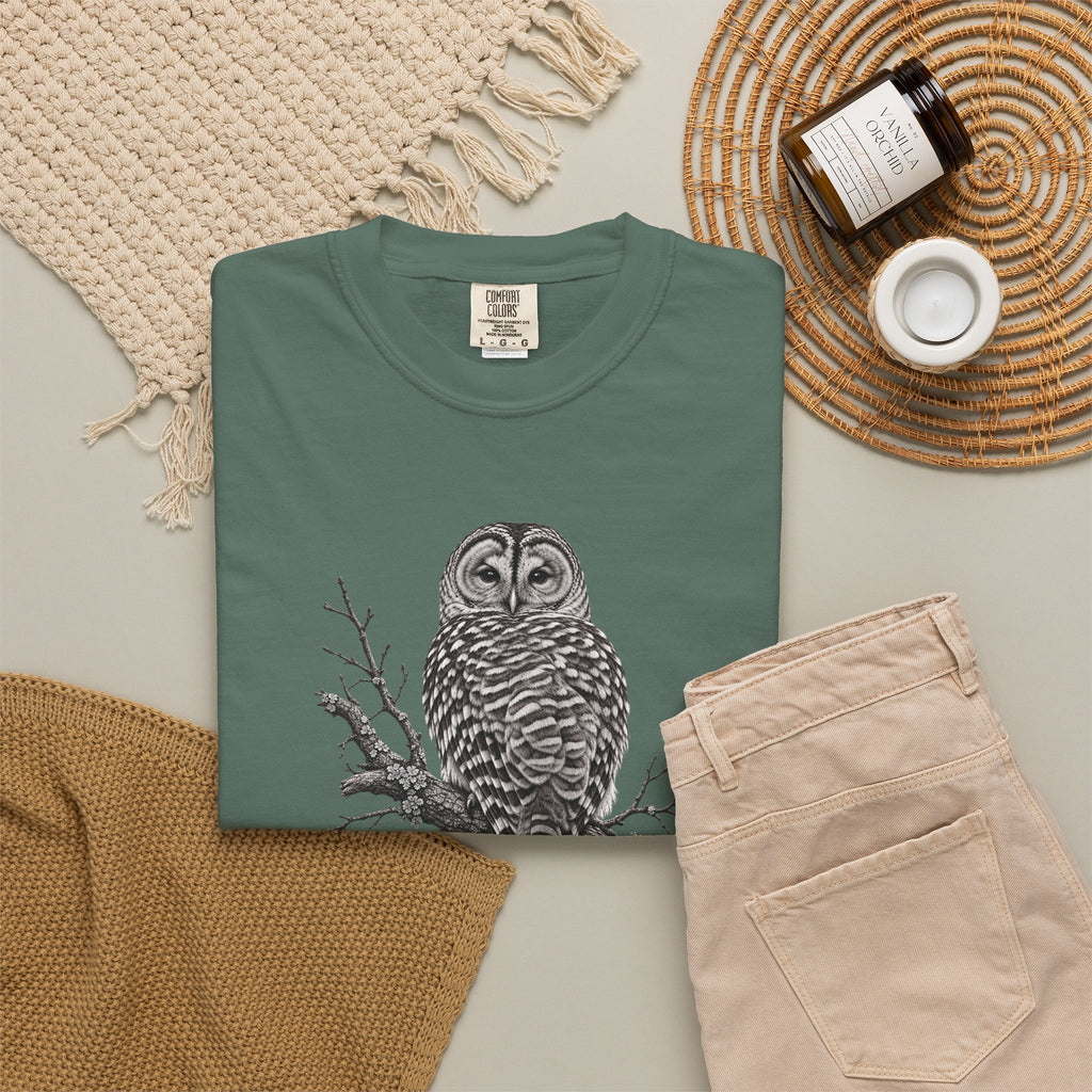 Barred Owl Vintage Bird T-Shirt