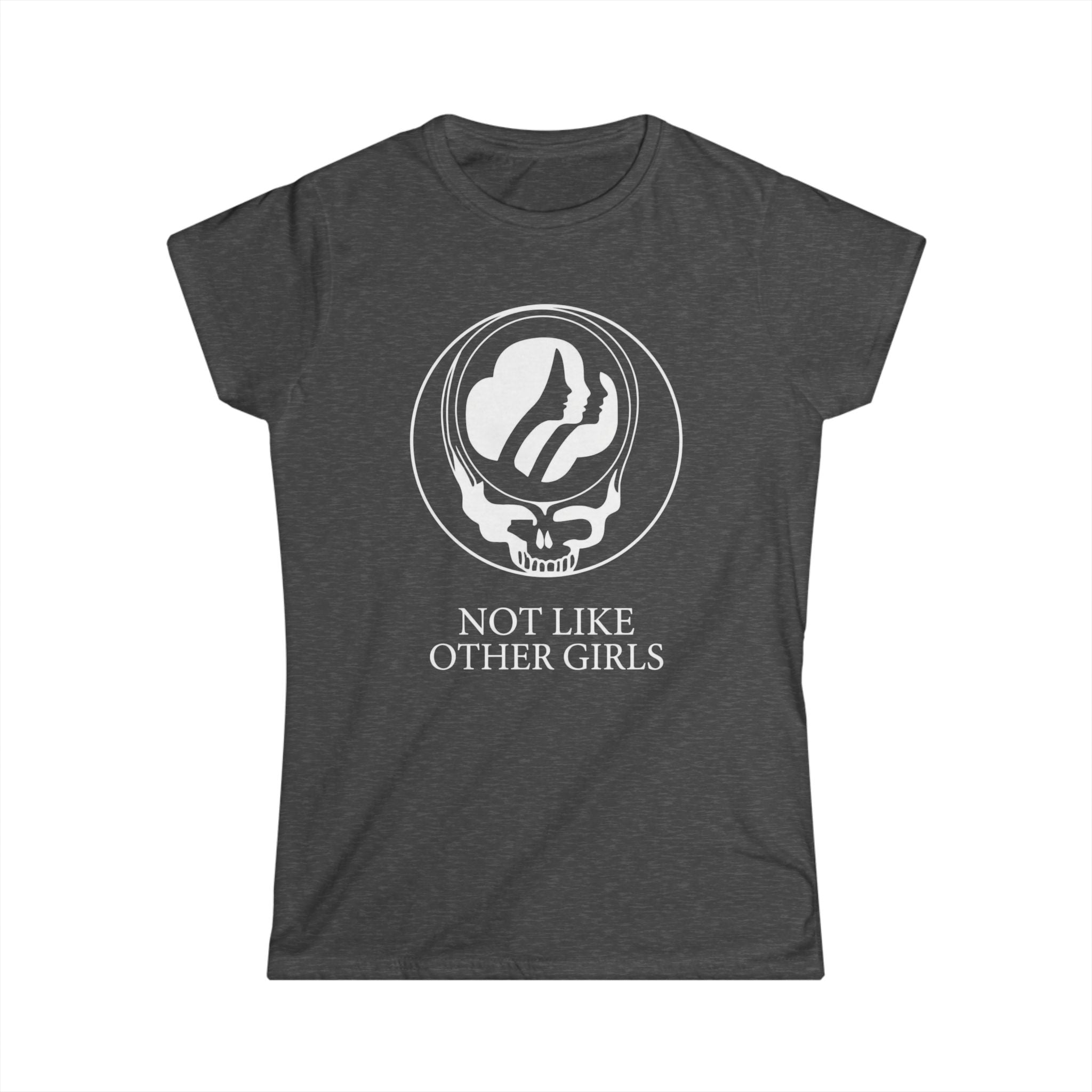 Not Like Other Girls Skull Tee | Feminine Grateful Dead Inspired Shirt