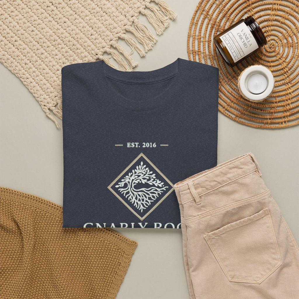 Gnarly Root logo tee | Graphic T-Shirt, botanical root illustration