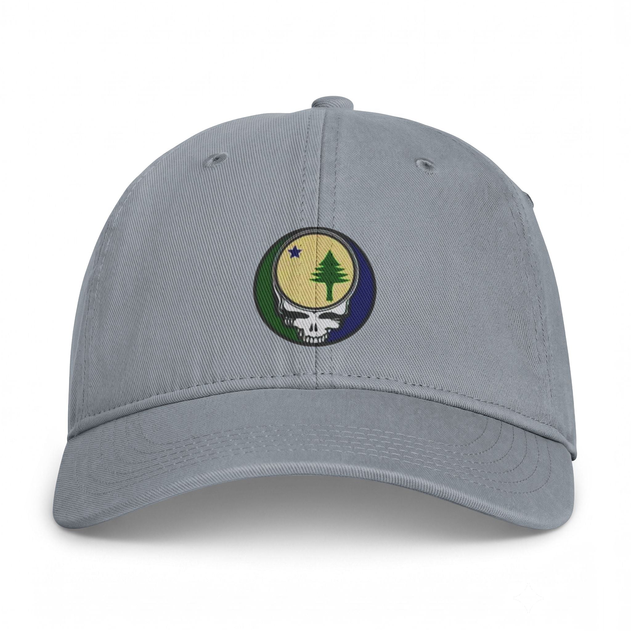 Maine Flag Stealie Cap | Grateful Dead Washed Baseball Hat
