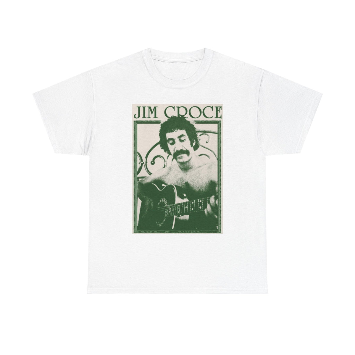 Jim Croce Guitar Music Tee | Retro Music T-Shirt