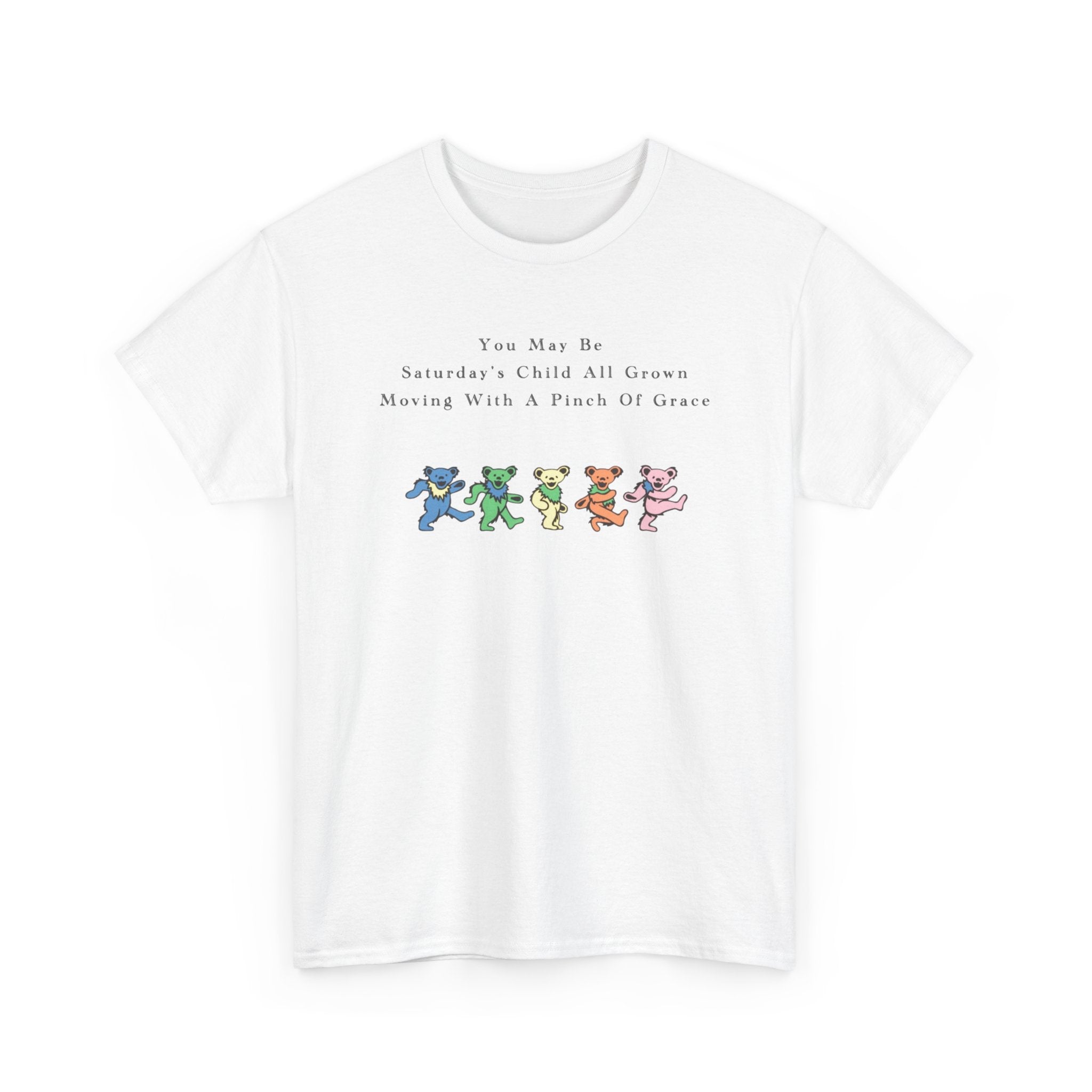 Dancing Bears With Lyrics Tee | Grateful Dead inspired band shirt