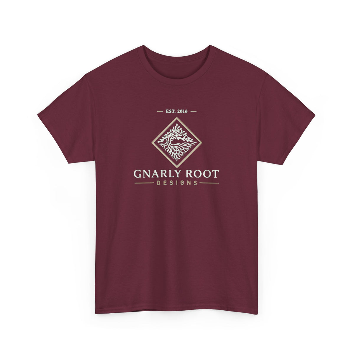 Gnarly Root logo tee | Graphic T-Shirt, botanical root illustration