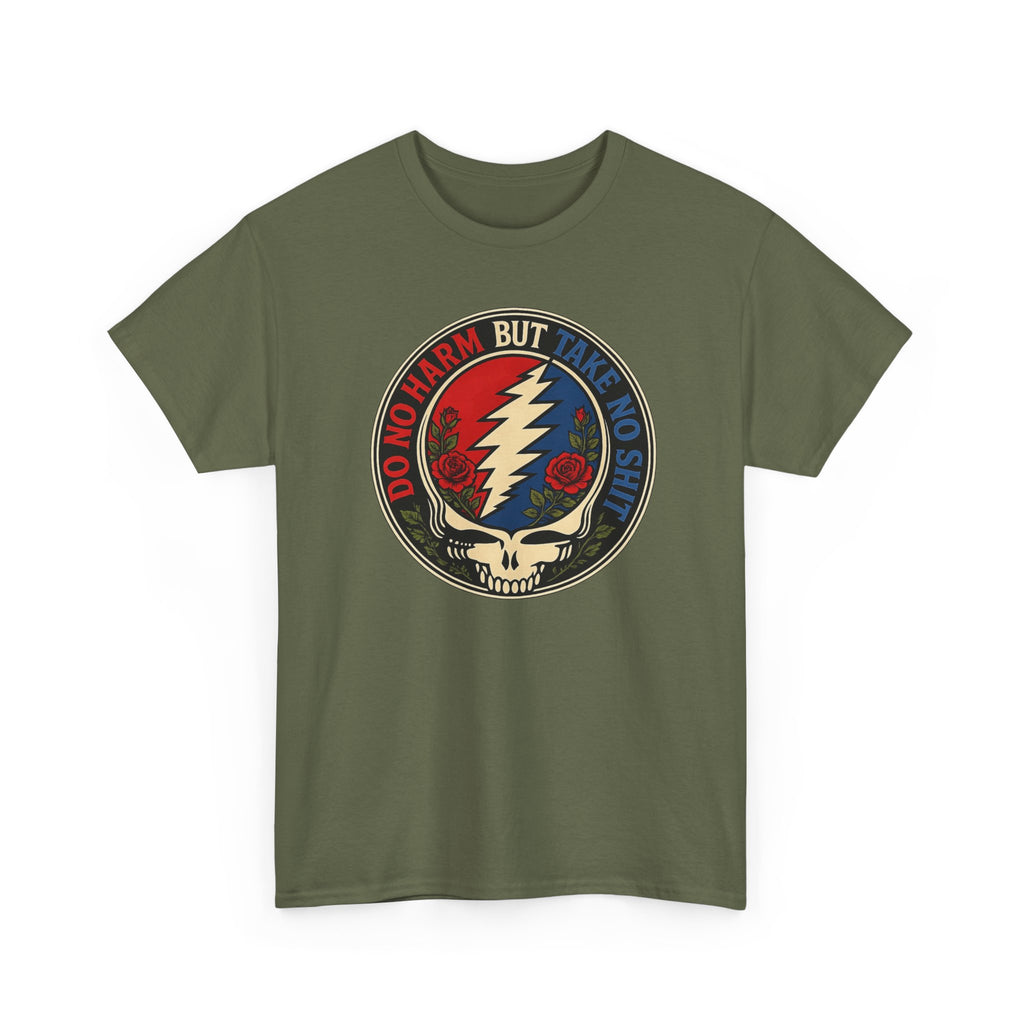 Steal Your Face Skull lightning bolt T-Shirt | Psychedelic band skull tee