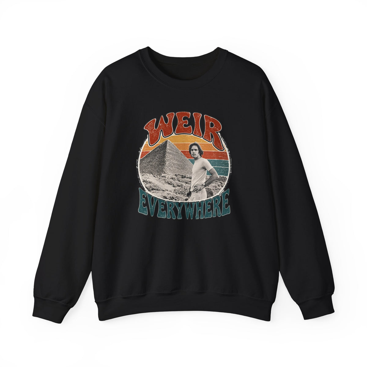 Weir Everywhere vintage pyramid Bobby graphic sweatshirt