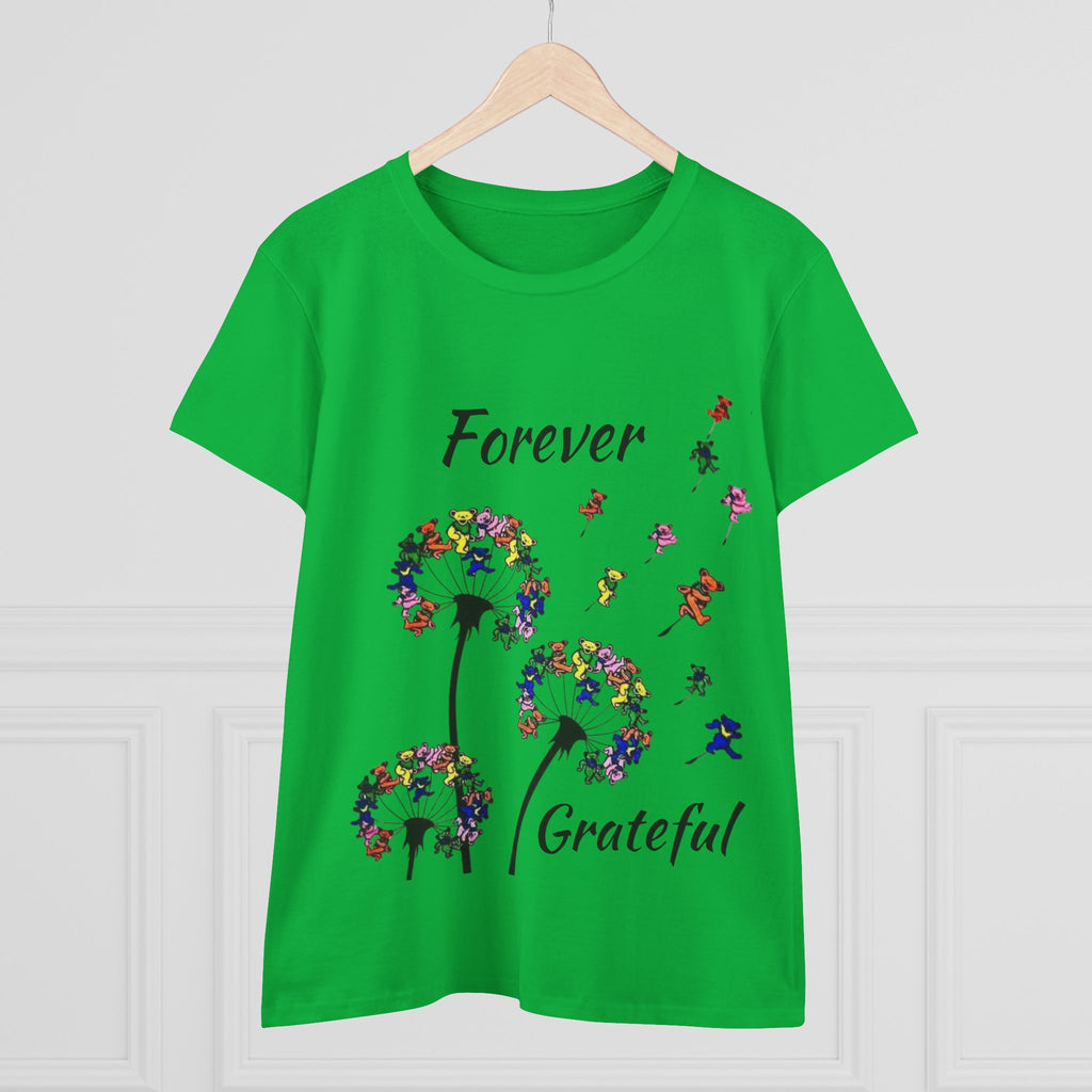 Forever Grateful Dandelion Tee | Grateful Dead Dancing Bears T-Shirt