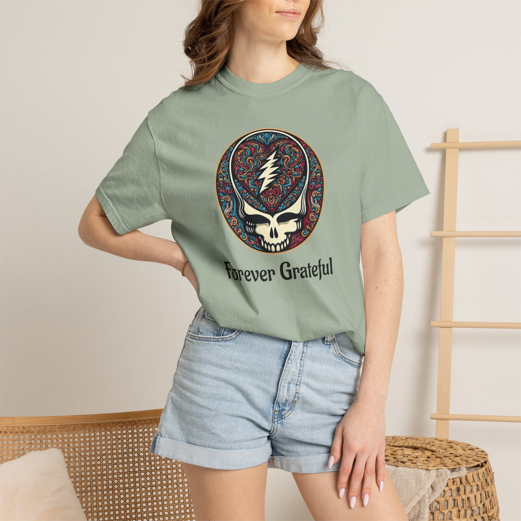 Forever Grateful Steal Your Face T-Shirt | Grateful Dead band tee