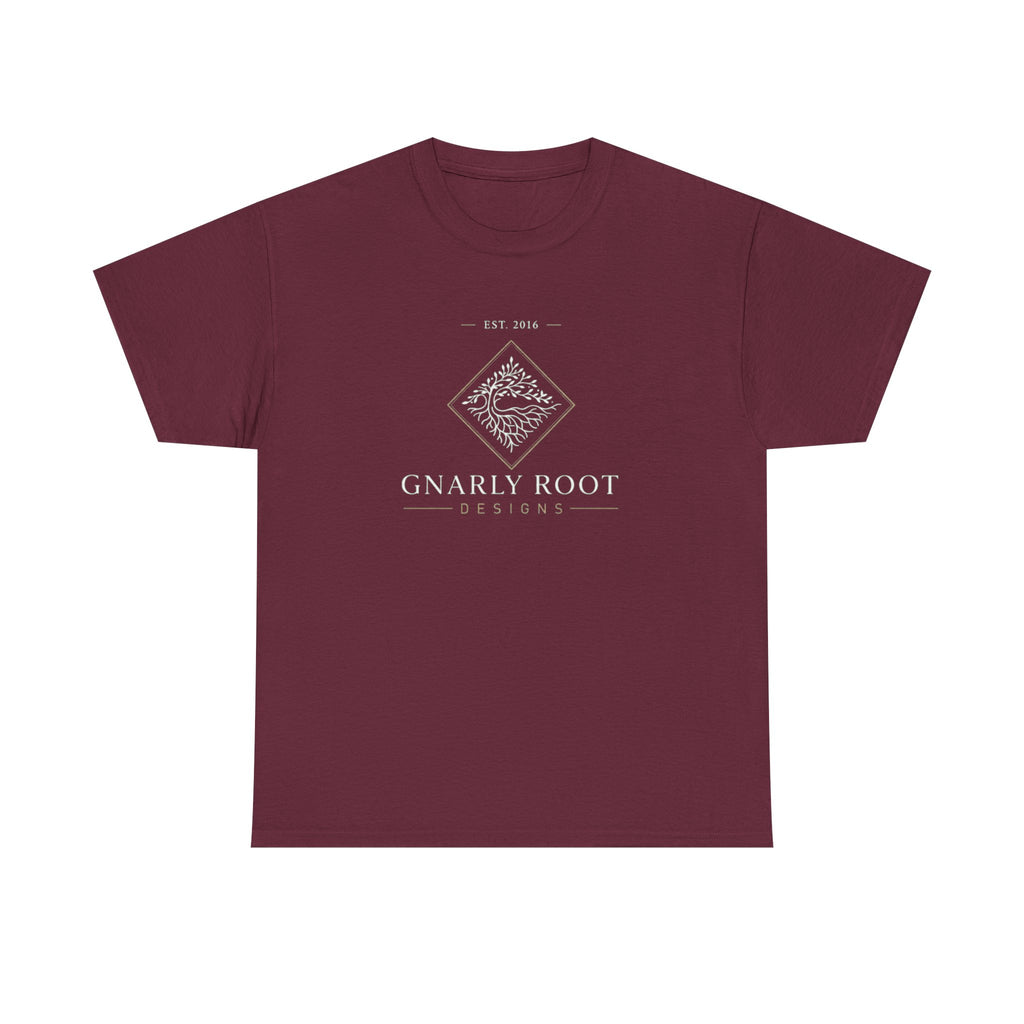 Gnarly Root logo tee | Graphic T-Shirt, botanical root illustration