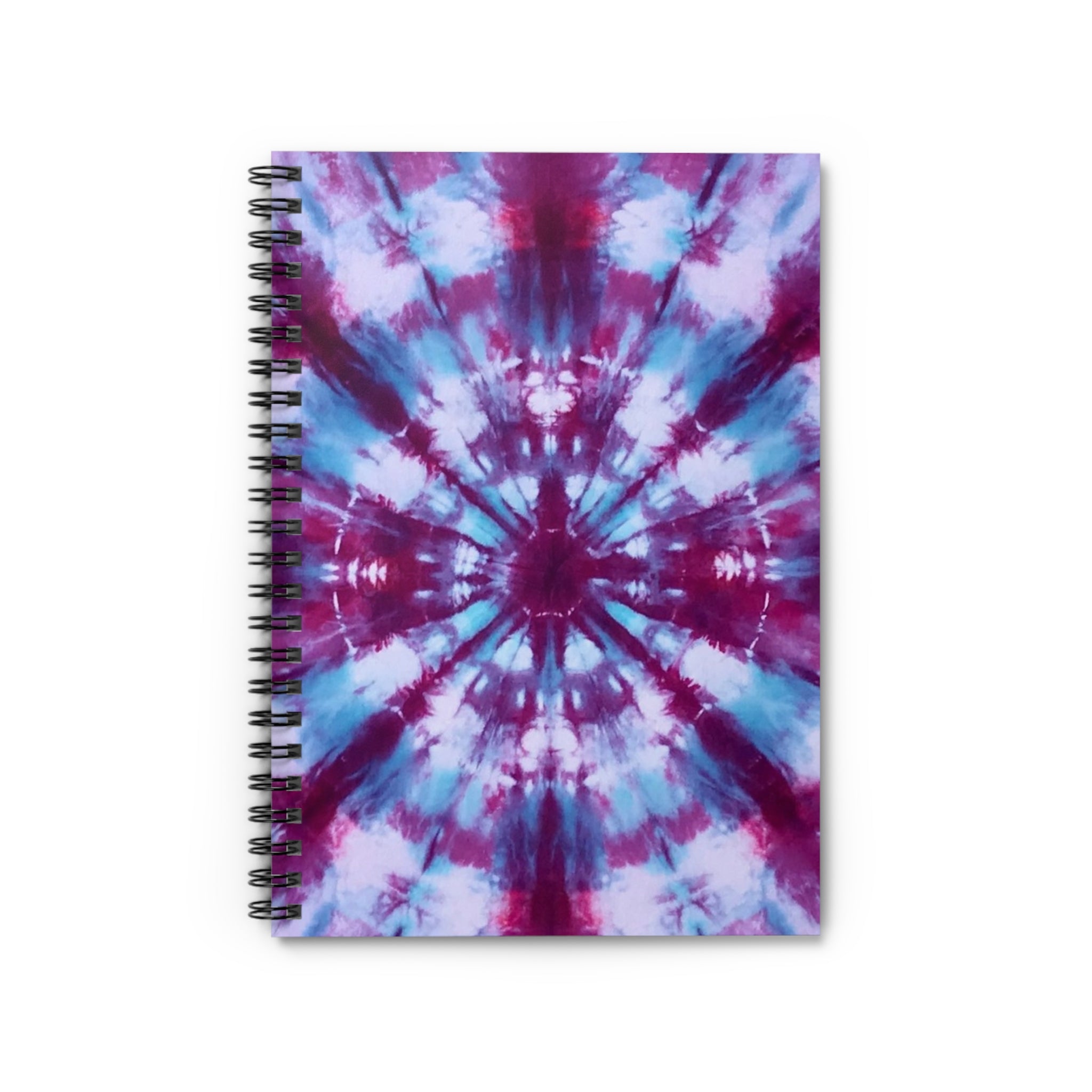 Tie Dye Mandala Spiral Notebook | Ruled Journal