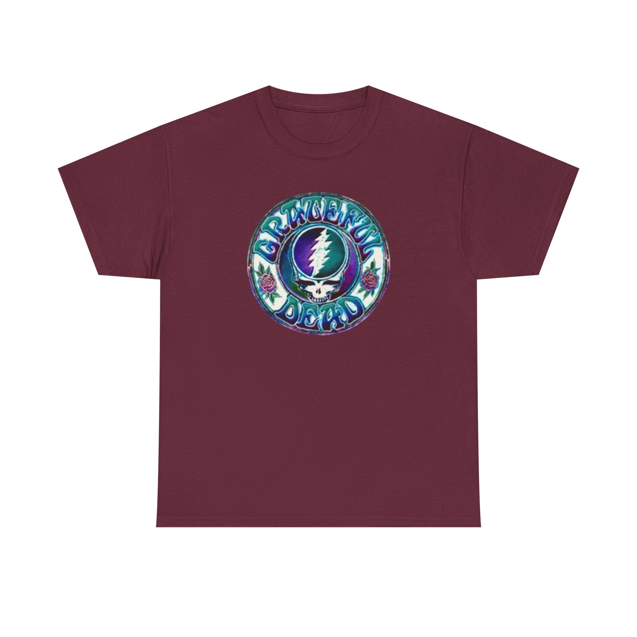 Grateful Dead Steal Your Face Circle Graphic Tee | Band Logo Shirt