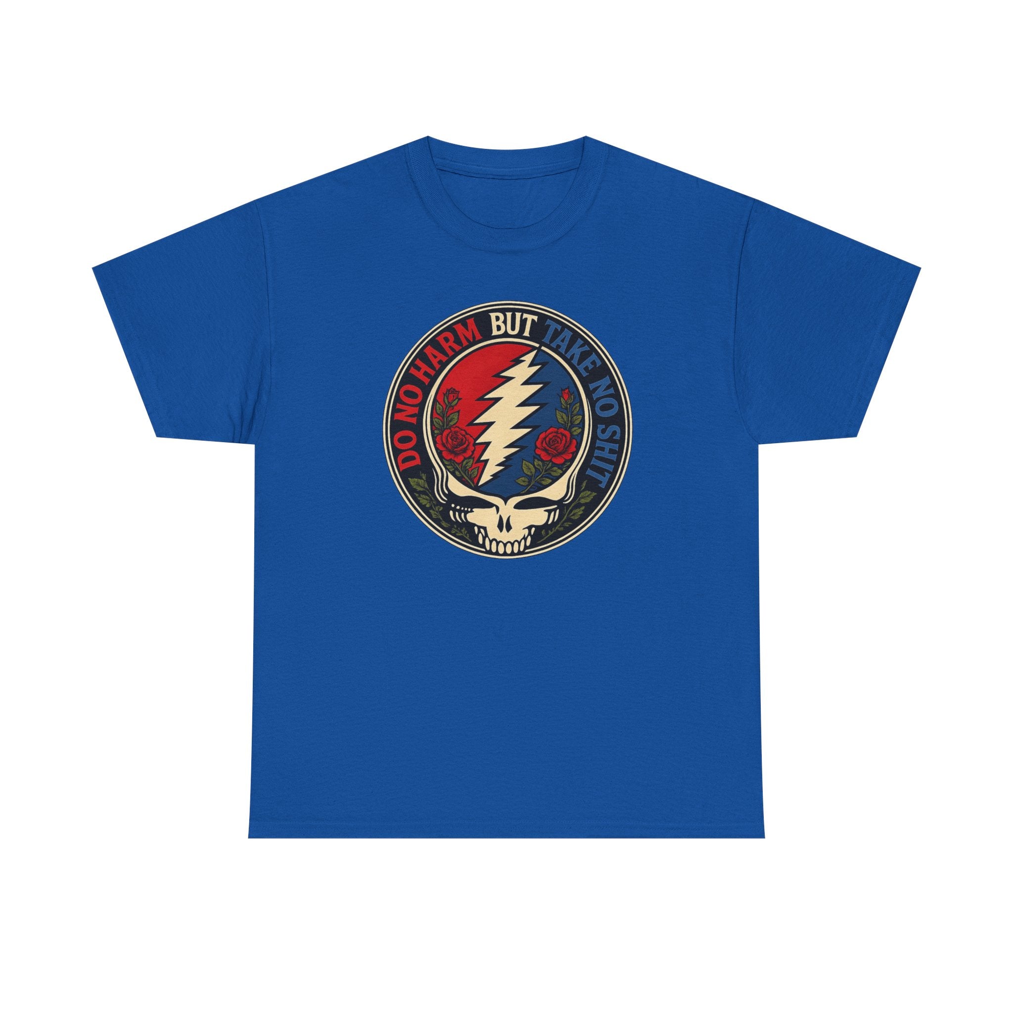 Steal Your Face Skull lightning bolt T-Shirt | Psychedelic band skull tee