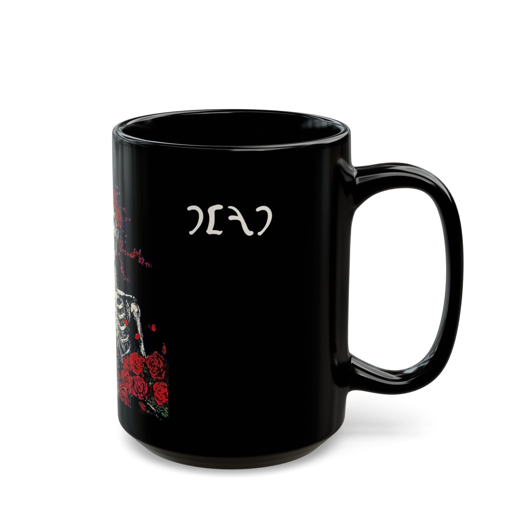 Grateful Dead Skull & Roses Mug | Black Dead Coffee Cup