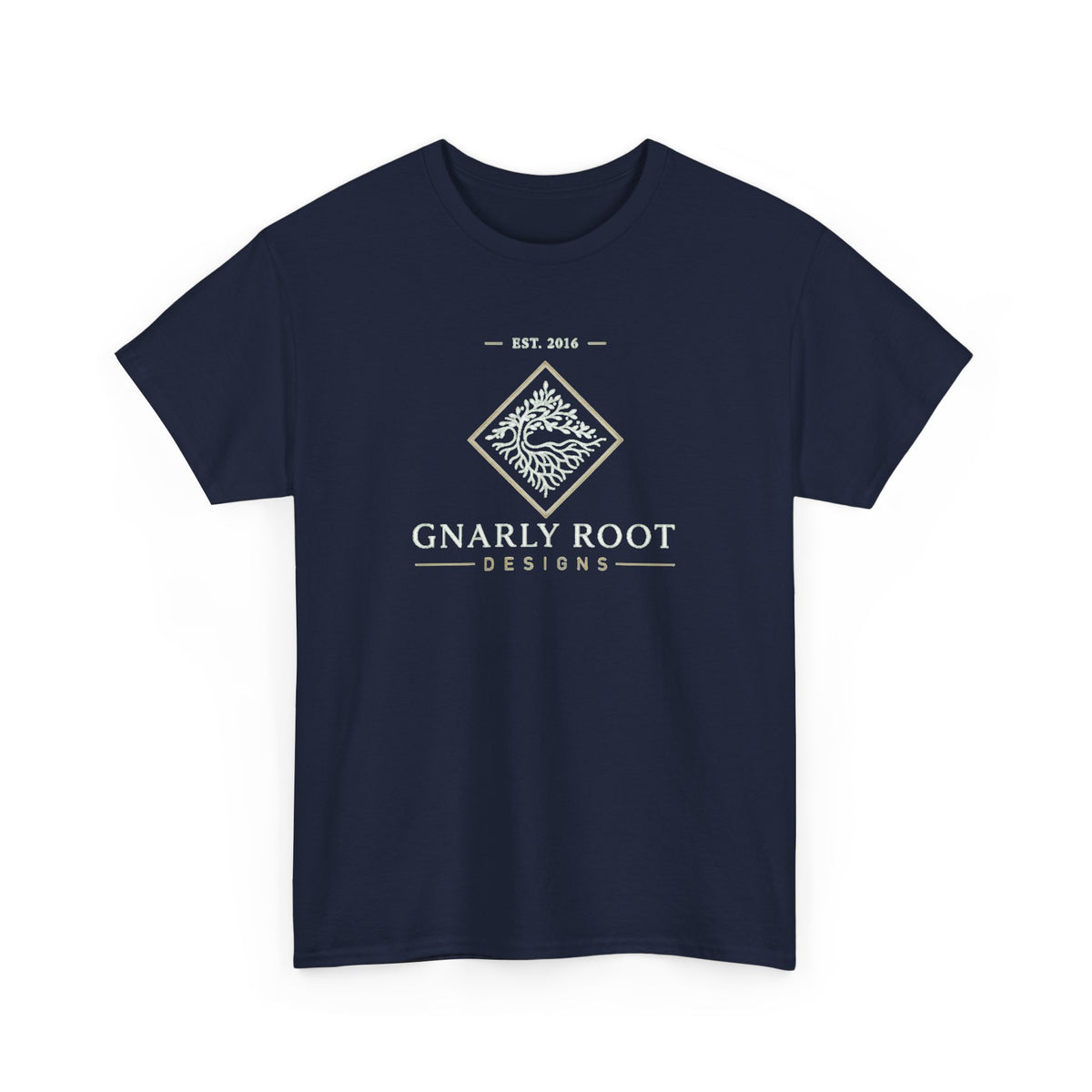 Gnarly Root logo tee | Graphic T-Shirt, botanical root illustration
